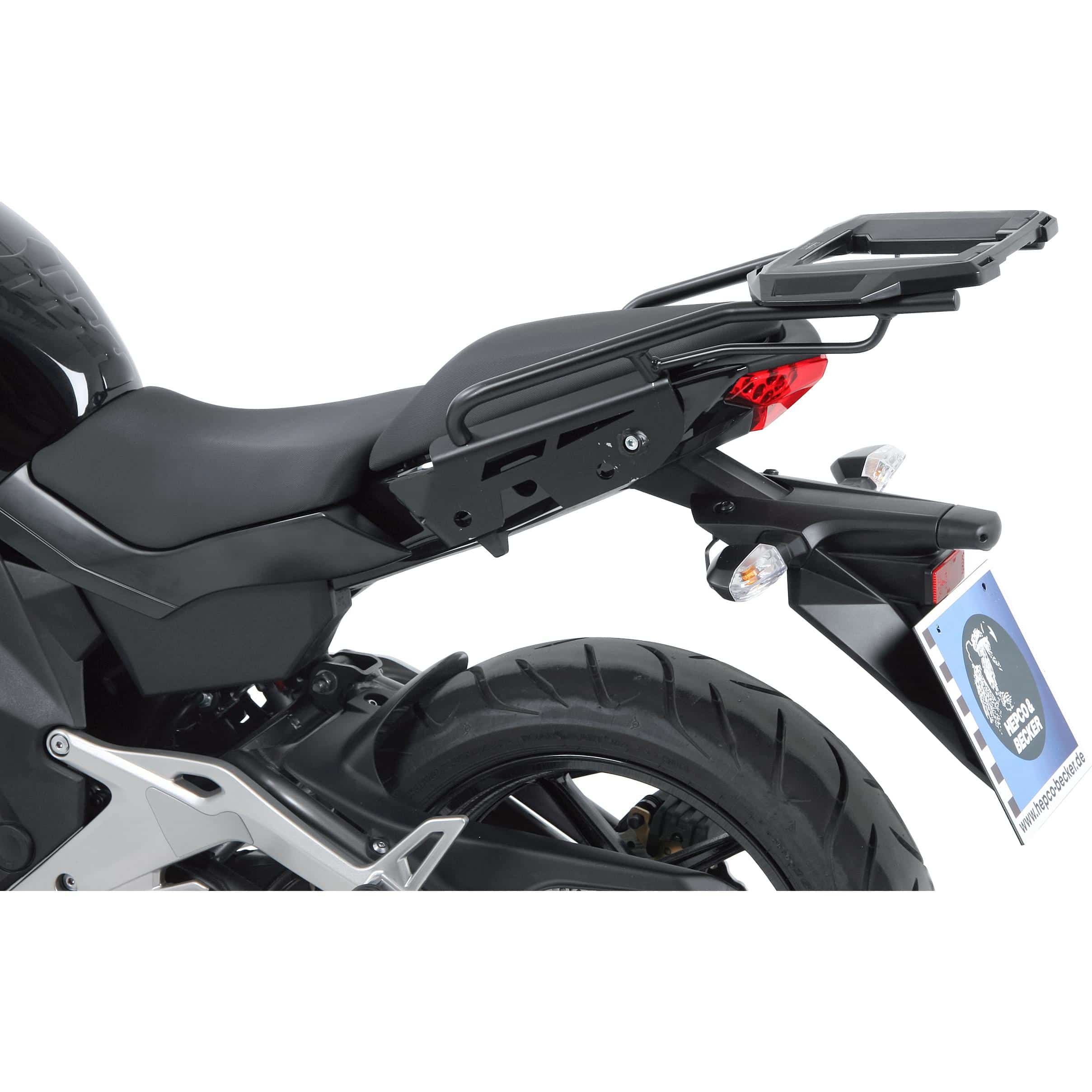 Hepco & Becker Alurack Gepäckbrücke schwarz für Kawasaki ER-6 n/f 2012-2016 - Motorradzubehör - Motorradgepäck