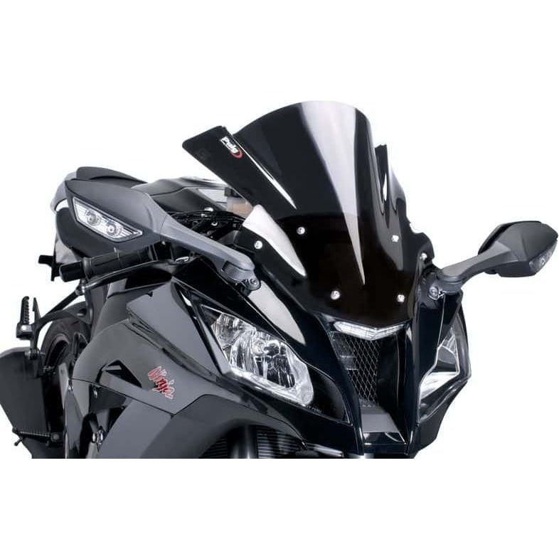 Puig Z-Racingscheibe schwarz für Kawasaki ZX-10 R 2011-2015 - Motorradteile & Ersatzteile - Verkleidungen & Abdeckungen