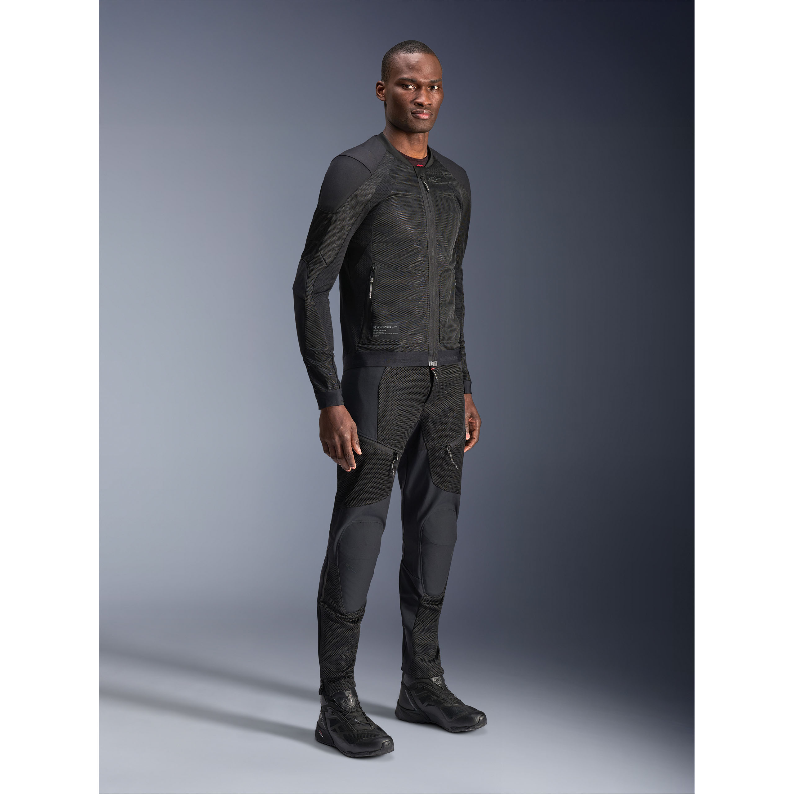 Alpinestars-Troop-Air Jacke schwarz/schwarz-0002137999043