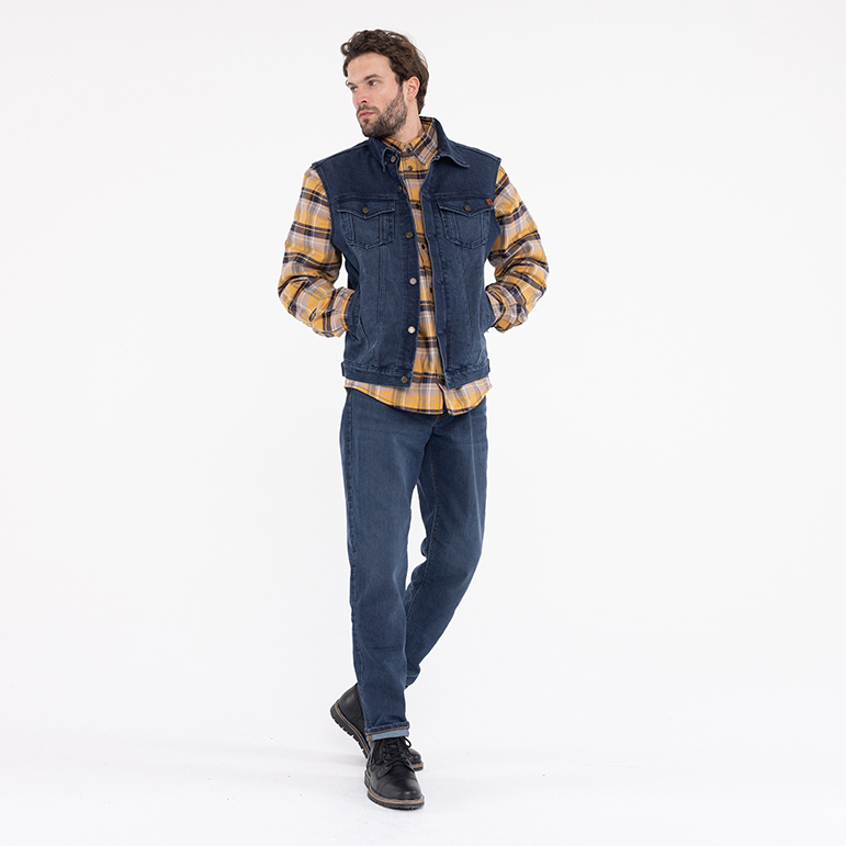 John Doe-Trucker Jeansweste indigo XXL-0001071005062012