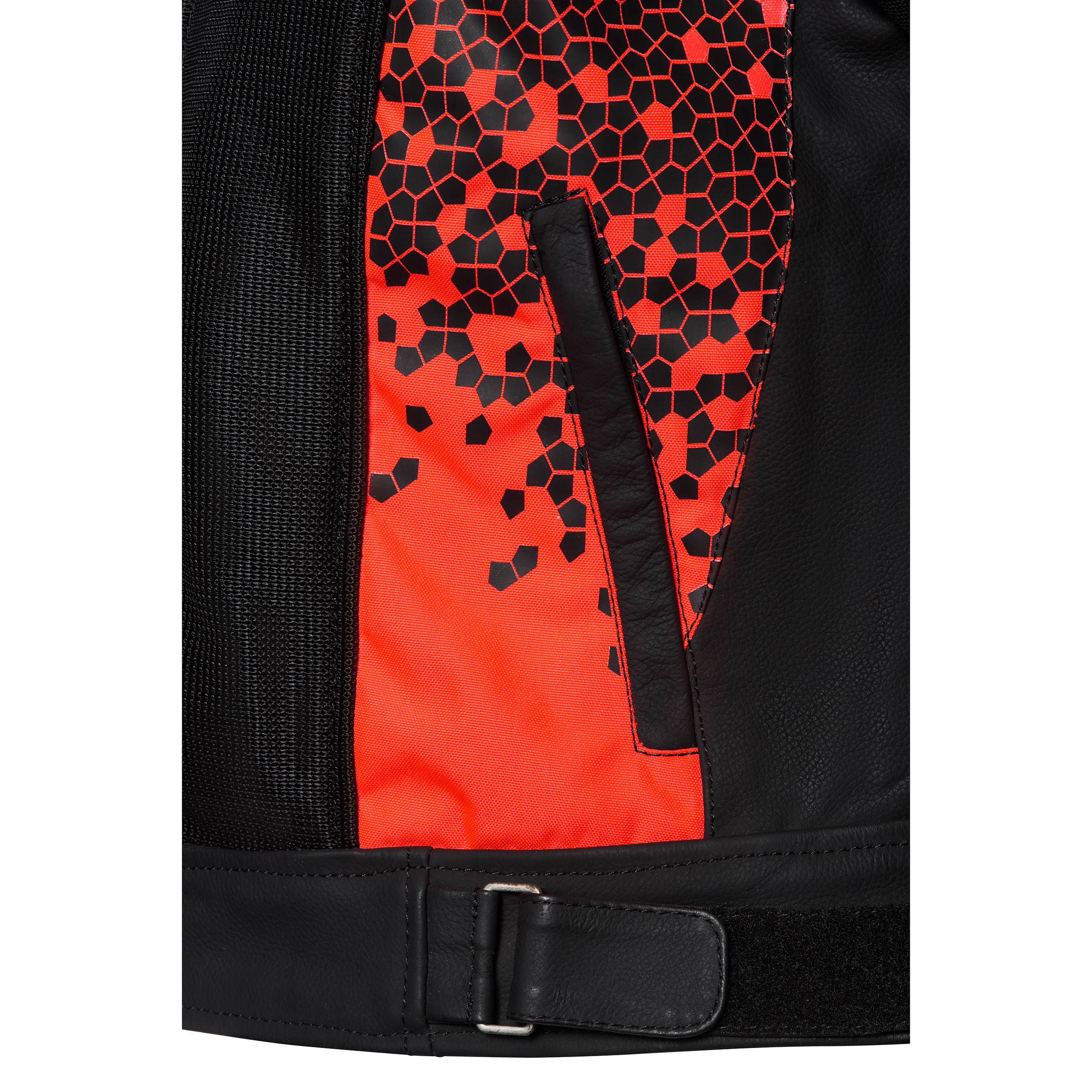 FLM-Croft Air Damen Leder/-Textiljacke rot-2019181999002