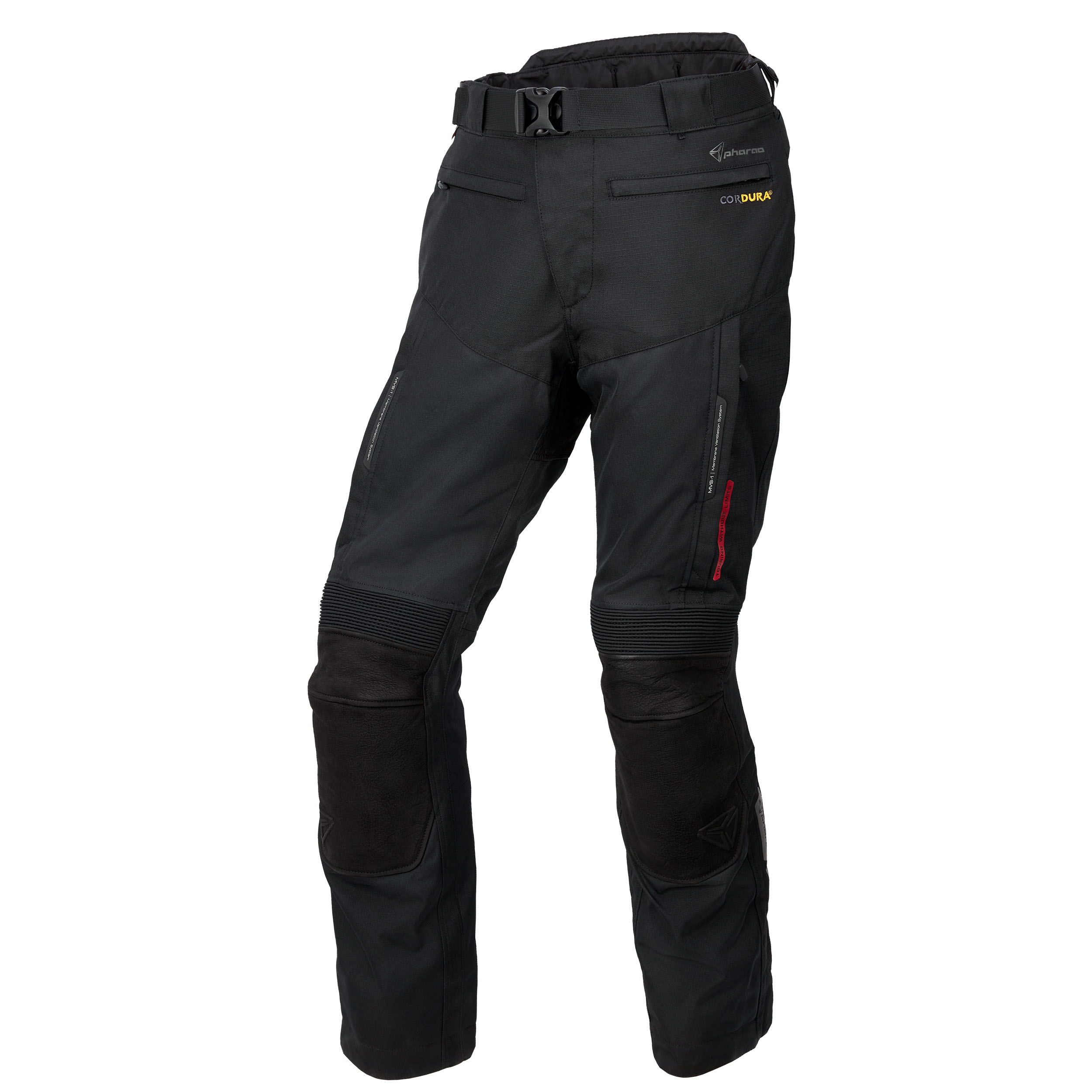 Pharao-Jucar WP Leder-/Textilhose schwarz 3XL-0000852003001013