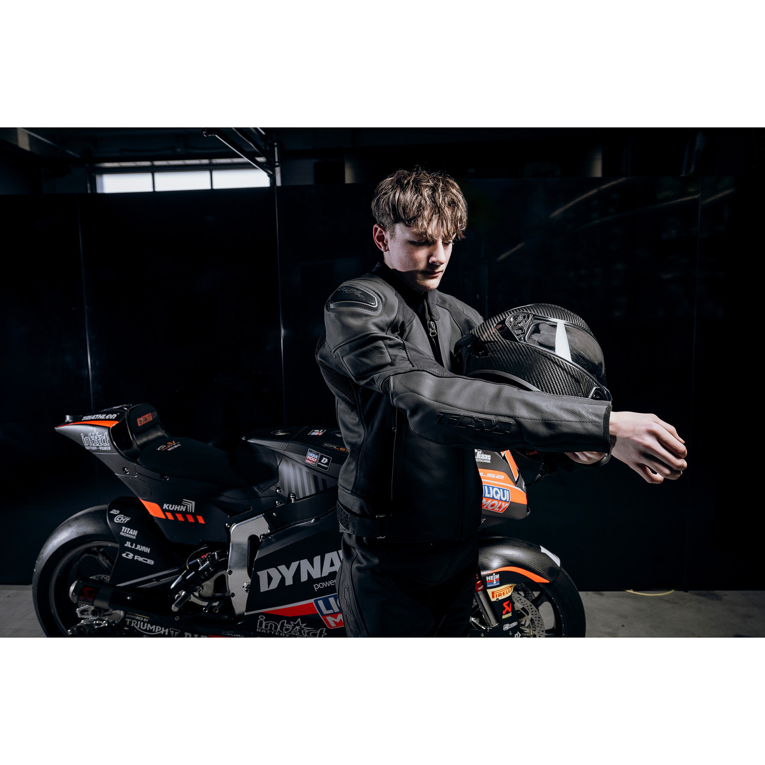 FLM-Brooklands Lederkombijacke schwarz 54-1005931999001308