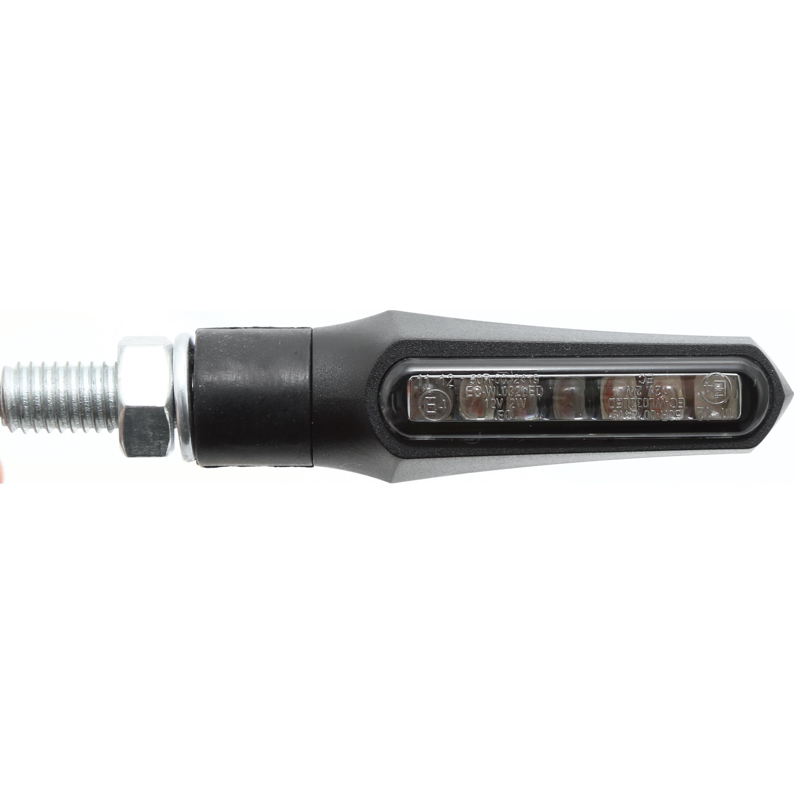 HIGHSIDER smart-LED Rücklicht/Blinkerpaar M8 Shorty Fin schwarz, getönt-5706471029001260