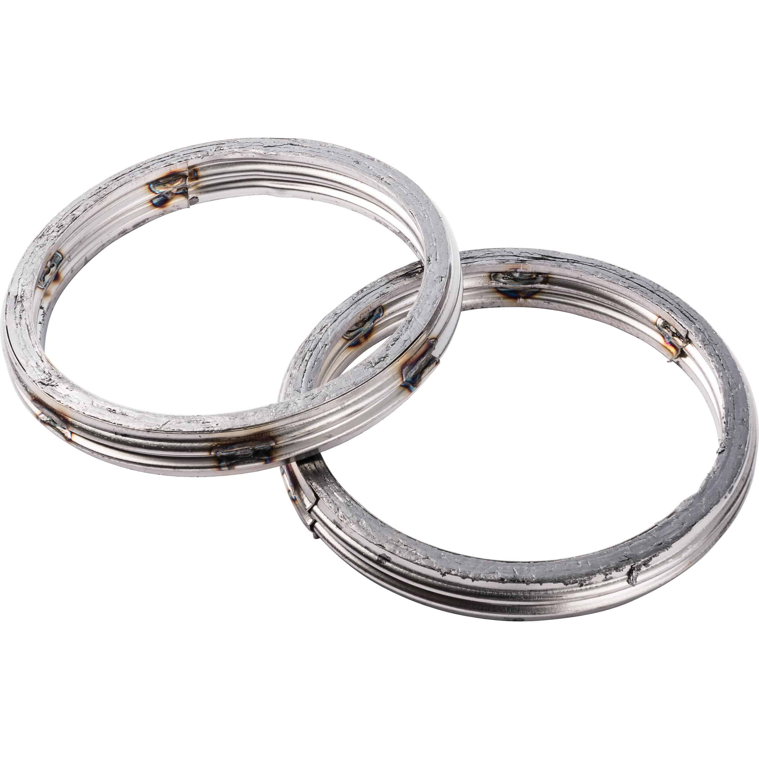 Hi-Q Auspuffdichtungen Krümmer an Motor Paar 45/38/5,3mm - Motorradteile & Ersatzteile - Auspuff