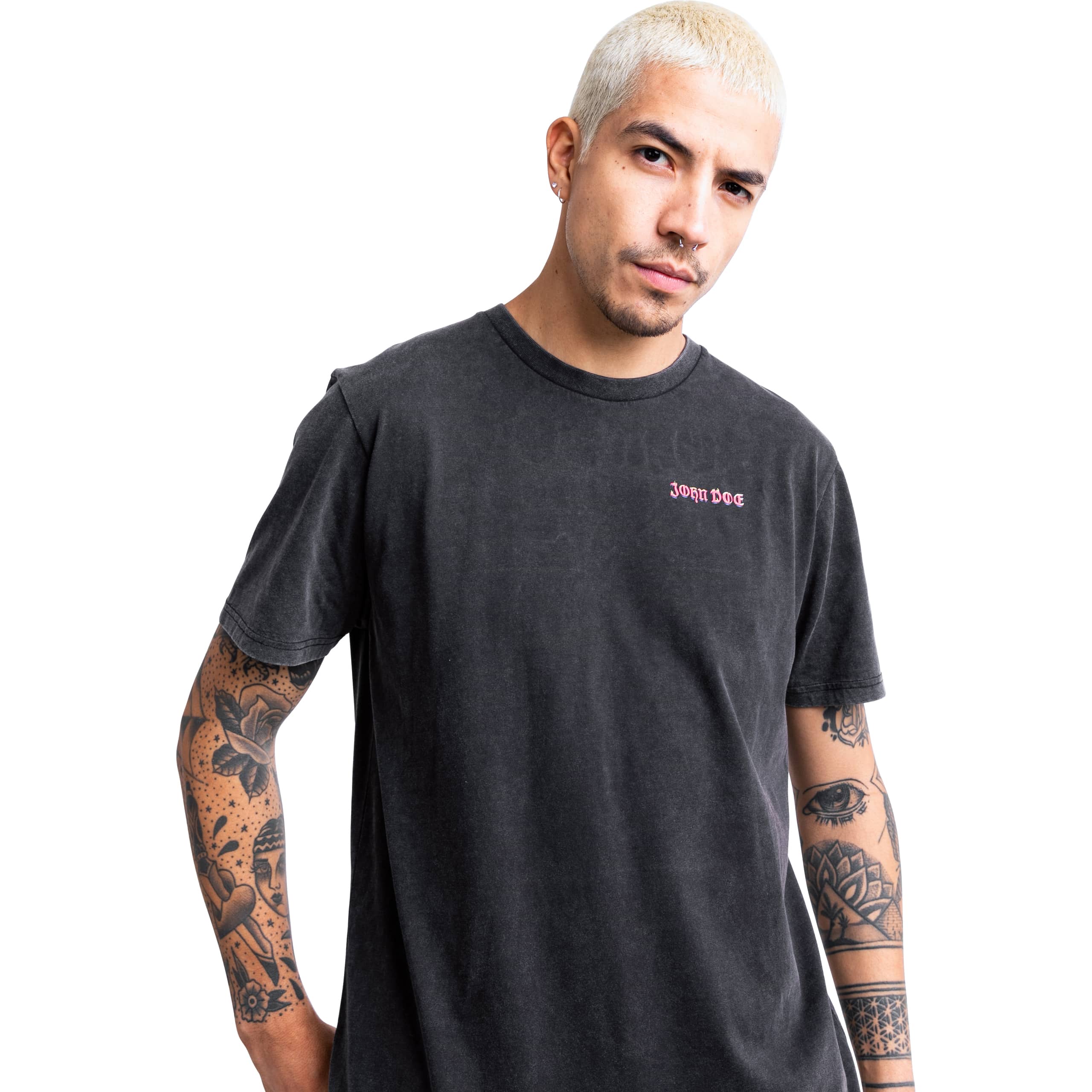 John Doe-T-Shirt Snake On Fire Fade Out-8021071999001008