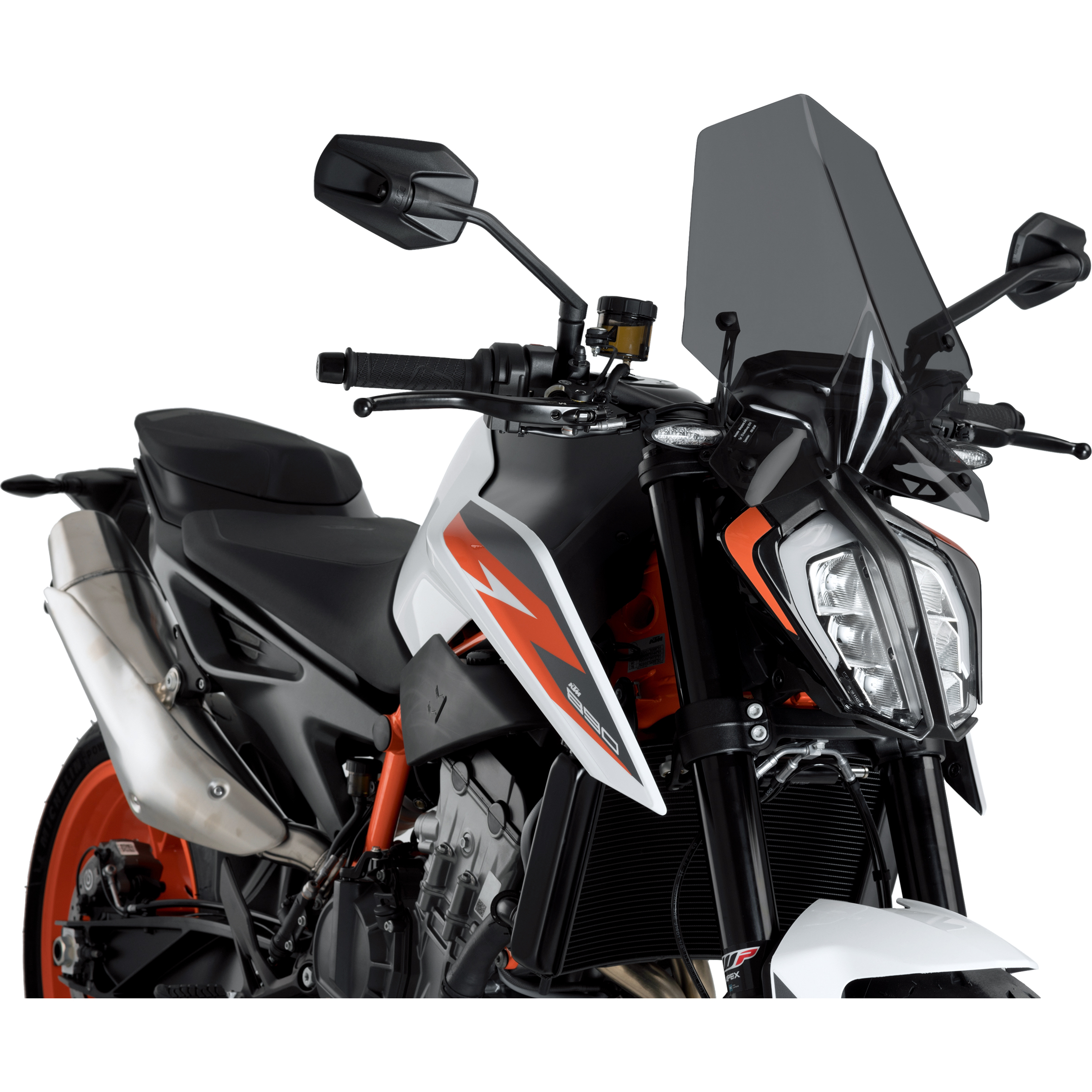 Puig Windschutzscheibe NG Sport stark getönt für KTM Duke 790/890 - Motorradteile & Ersatzteile - Anbauteile