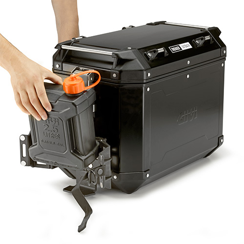 Givi-Kanisterhalter E205 für Ersatzkanister TAN01 an Alu-Koffer-0001458189000000