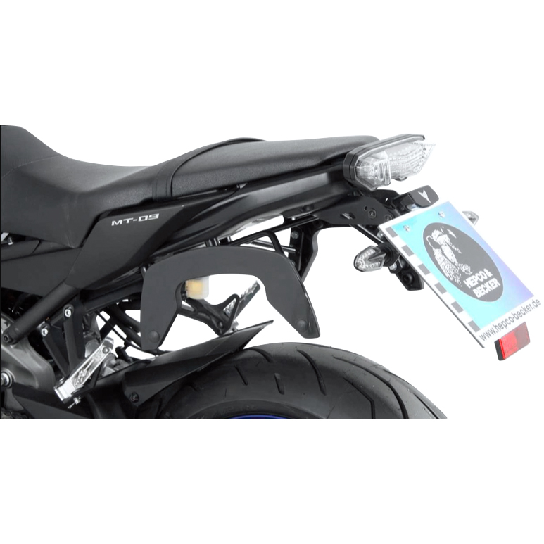 Hepco & Becker C-Bow Seitentaschenhalter anthrazit für MT-09 13-16 mit OEM - Motorradzubehör - Motorradgepäck