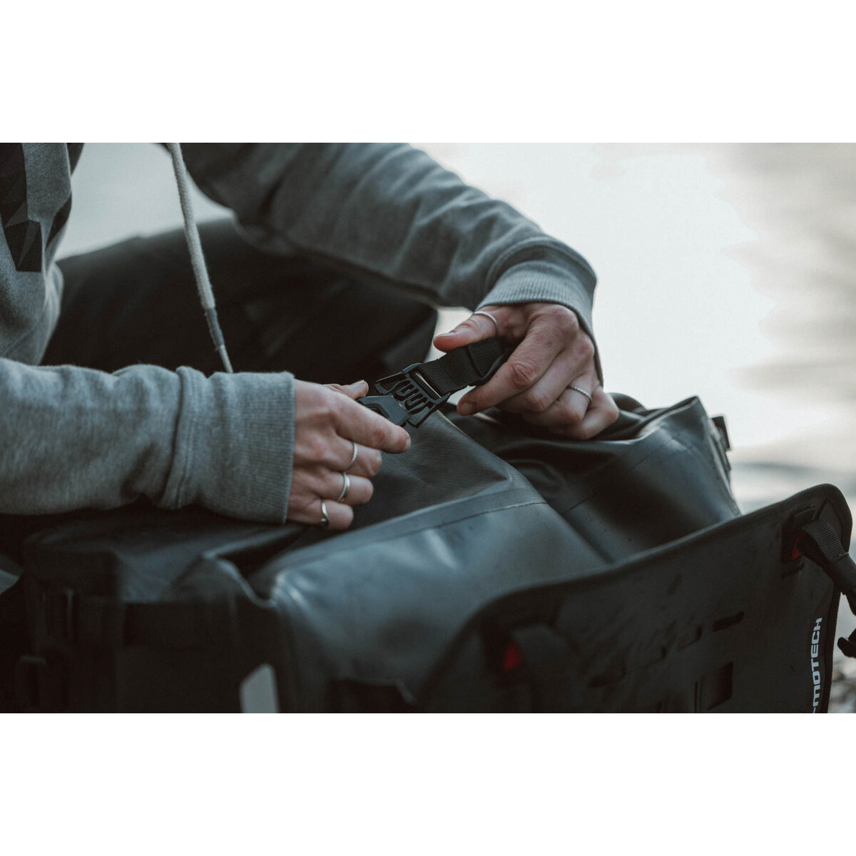 SW-MOTECH-SysBag WP L Heck-/Satteltasche 27-40 Liter für Träger-5745371199000240