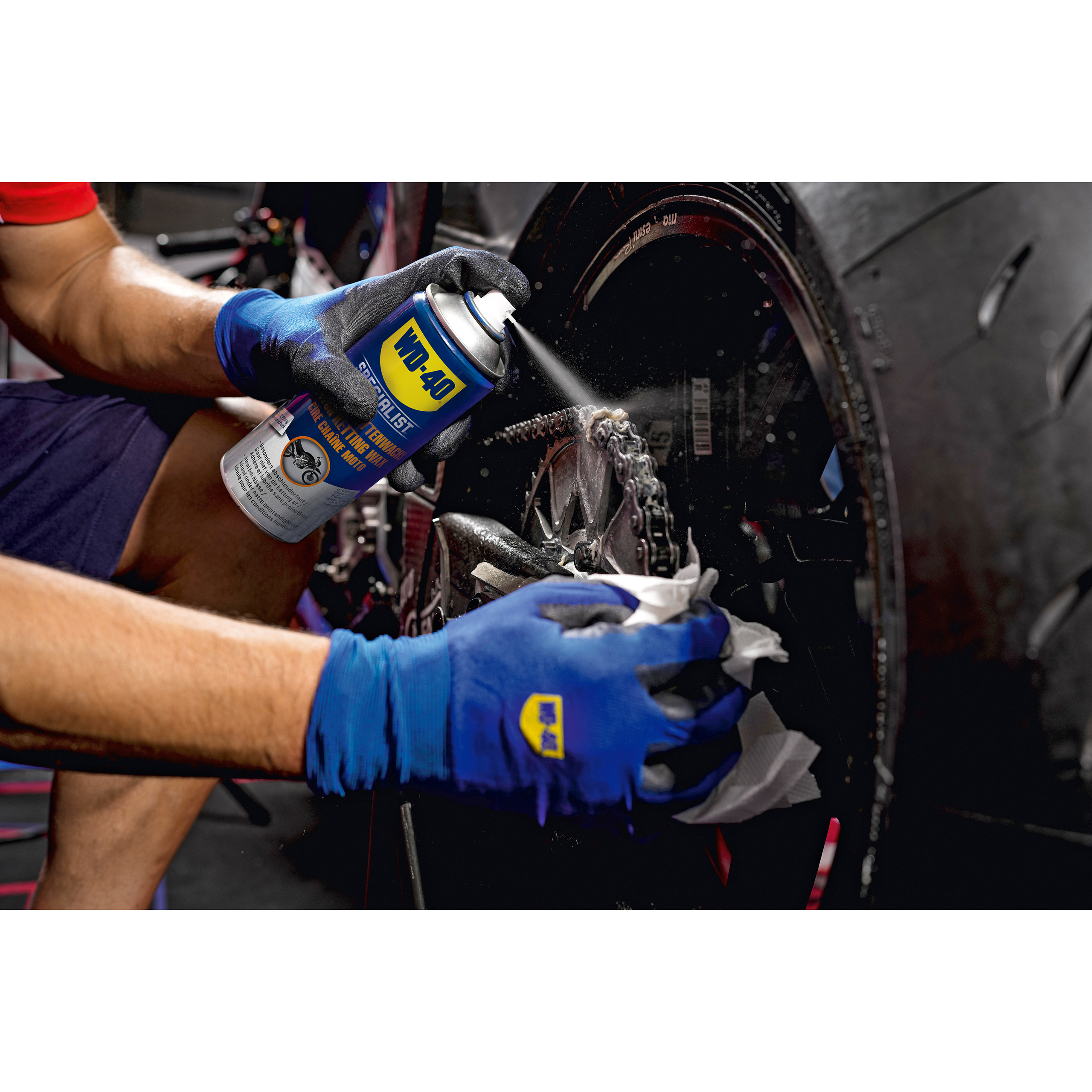 WD-40 Motorrad Kettenwachs 400ml - Motorradzubehör - Öle & Schmiermittel