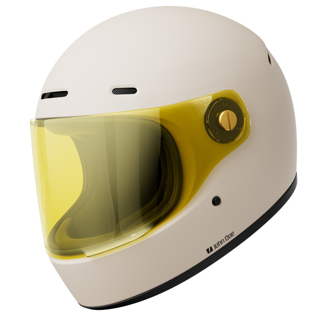 John Doe JD/ONE Helmet Frozen Off-White M - Helme & Brillen - Motorradhelme