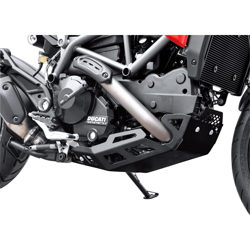Zieger Motorschutz Alu schwarz für Ducati 821 Hypermotard /strada - Motorradteile & Ersatzteile - Verkleidungen & Abdeckungen