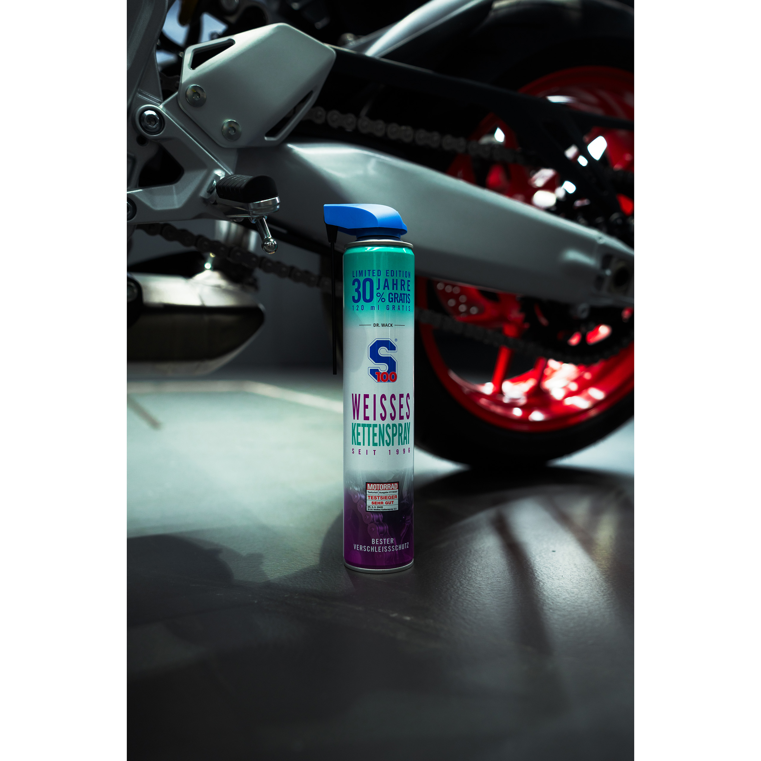 S100-Weißes Kettenspray Jubiläumsedition 520 ml-0002262238000078