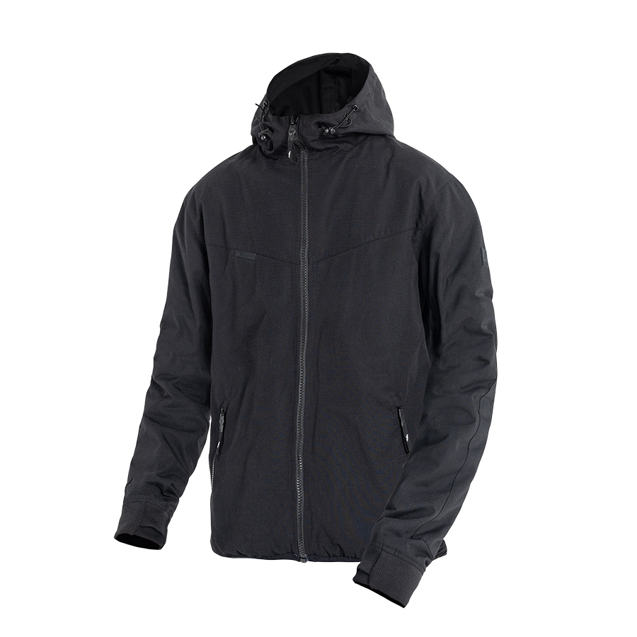 John Doe-Aramid Rip Stop Hoodie schwarz L-0001070005001010