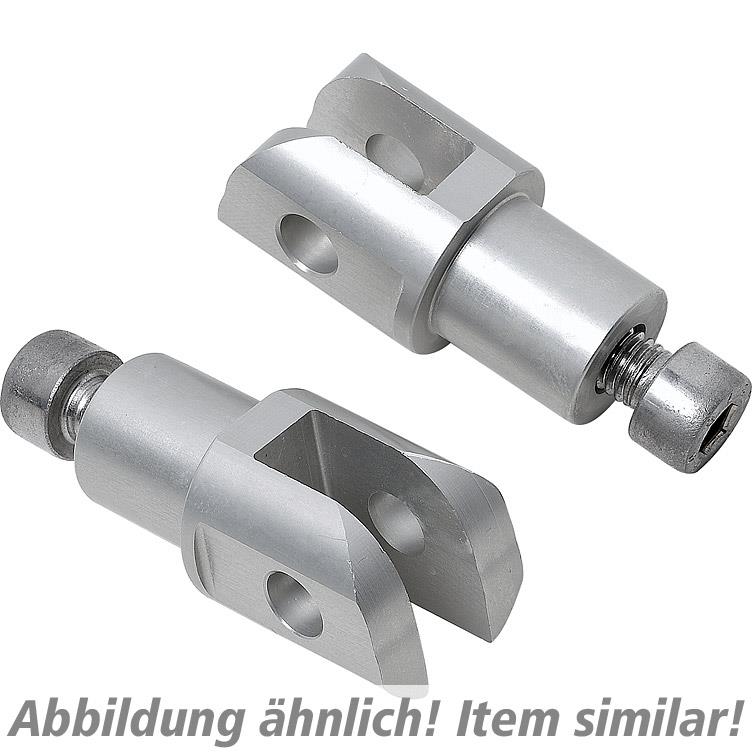 Rizoma-Fußrastengelenke Ø22mm PE769B schwarz für Beifahrer-5653651048005260