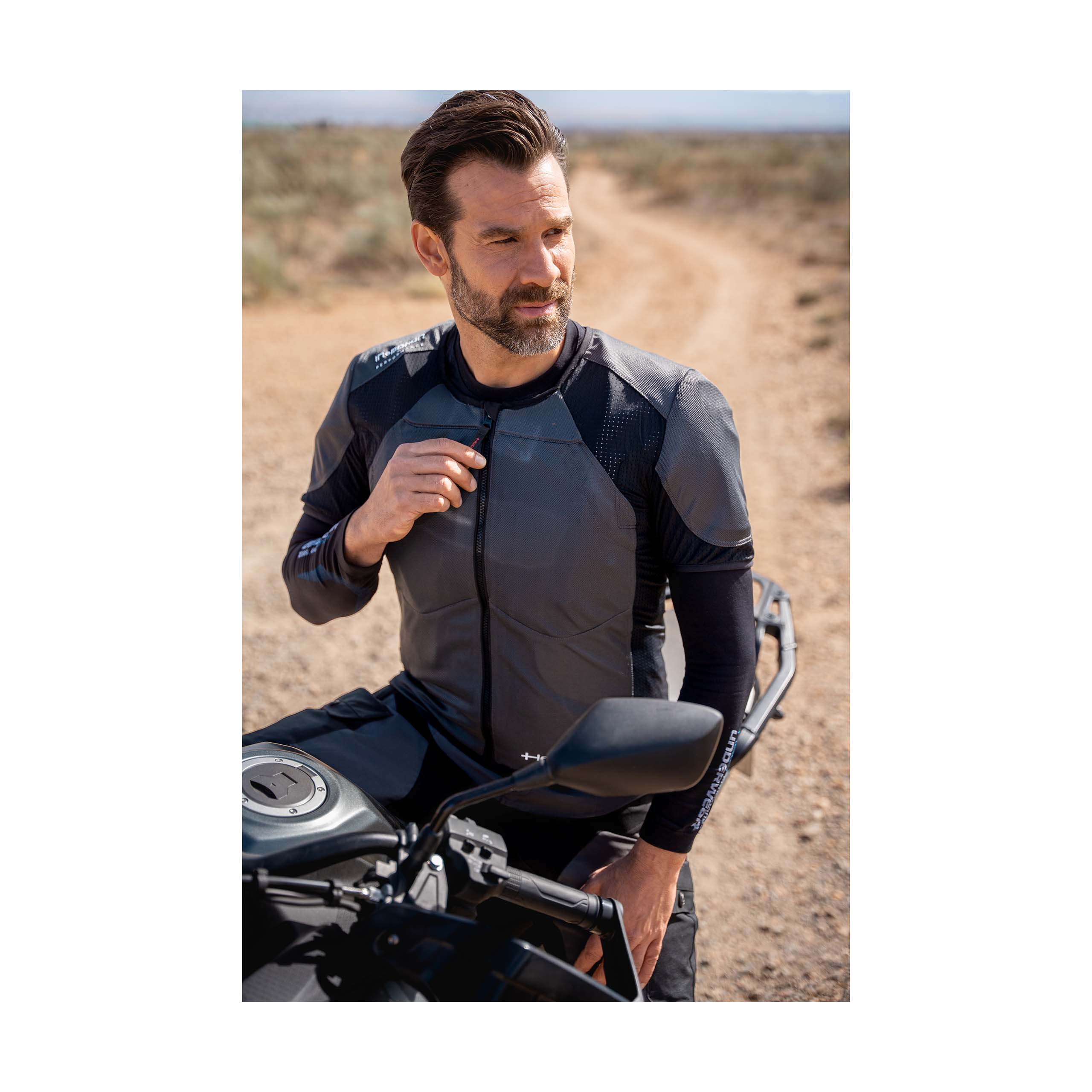 Held-eVest Pro Airbag Weste schwarz/grau XS-0000323999048007