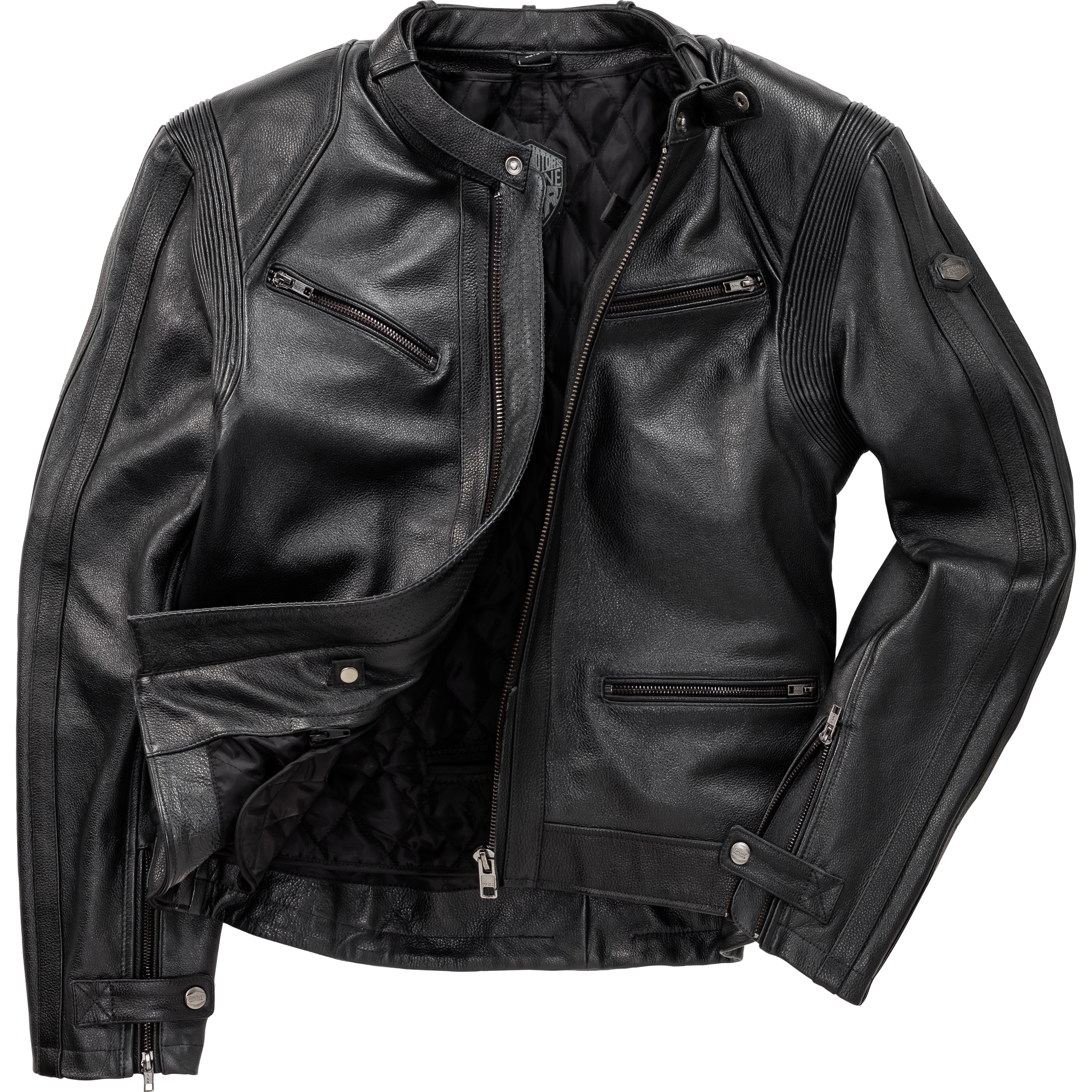 Spirit Motors-Klassik Lederjacke 4.0 schwarz XXL-1005791999001012