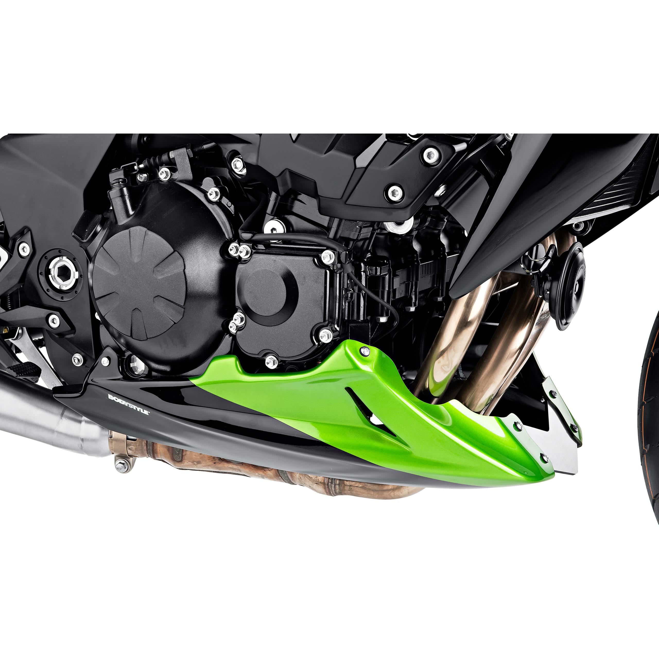 Bodystyle Bugspoiler Sportsline grün/schwarz für Kawasaki Z 750 R 2011 - Motorradteile & Ersatzteile - Verkleidungen & Abdeckungen