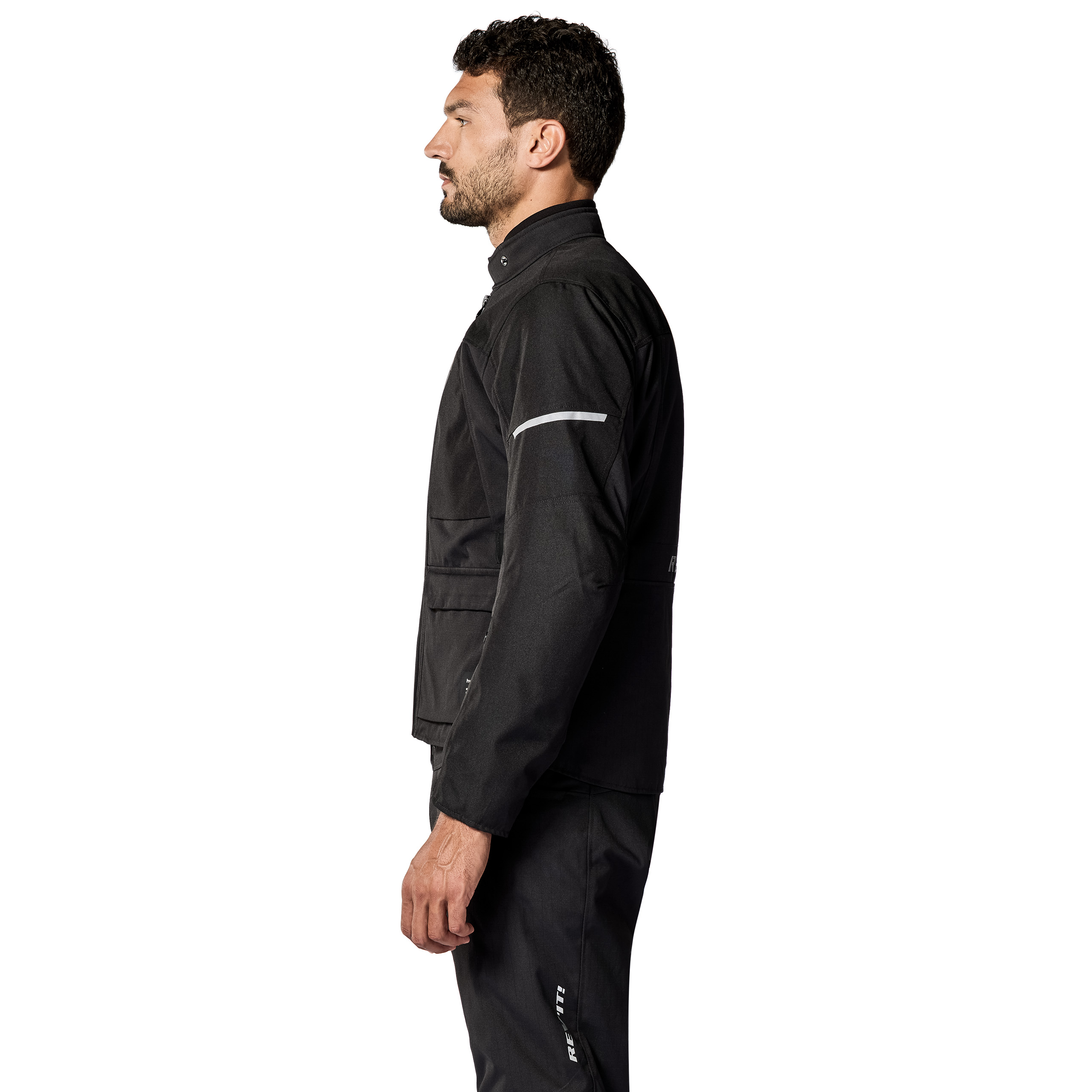 REV'IT!-Convergent H2O Jacke schwarz-0002063999001