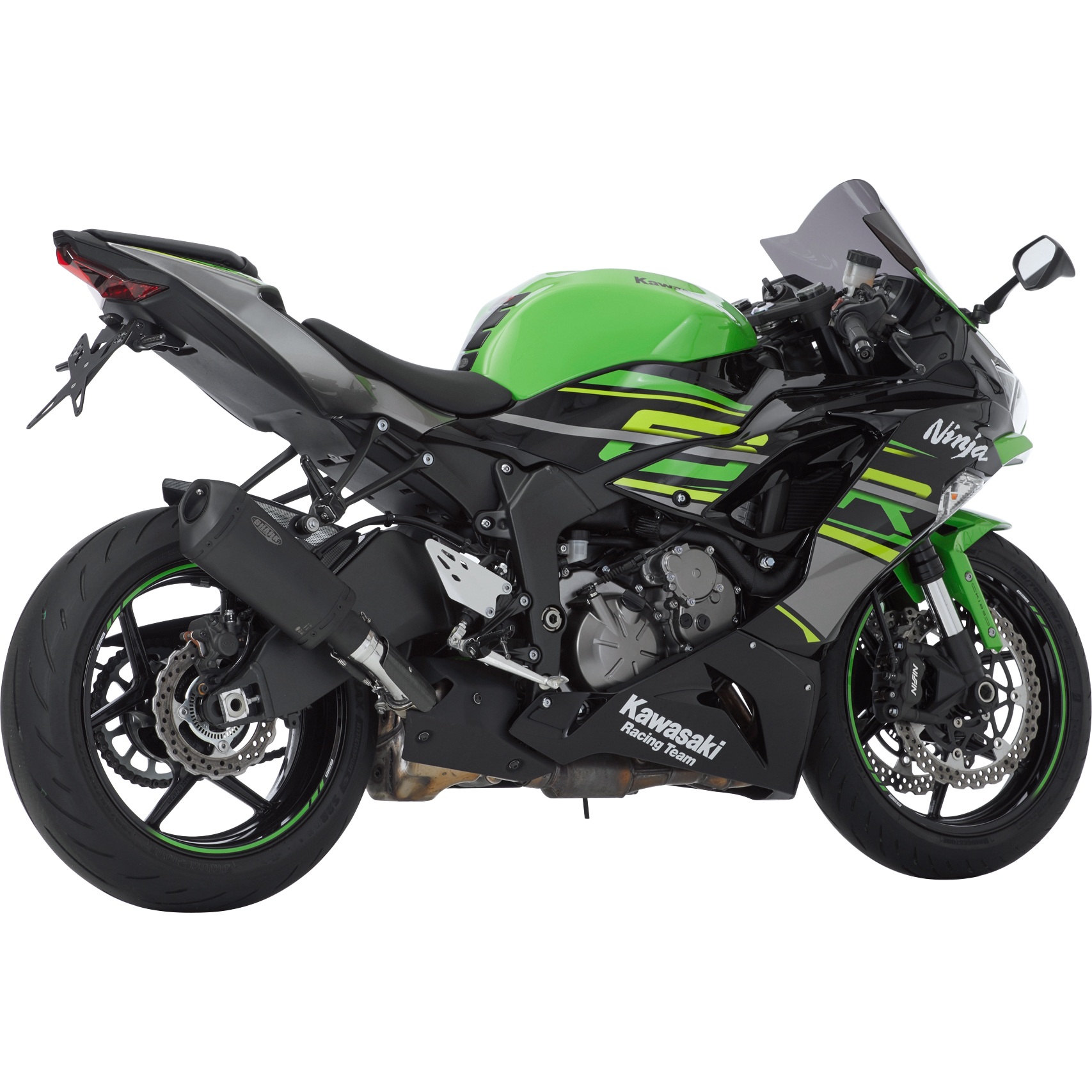 Shark exhaust DSX-10 Auspuff short schwarz für Kawasaki ZX-6 R 2019- - Motorradteile & Ersatzteile - Auspuff