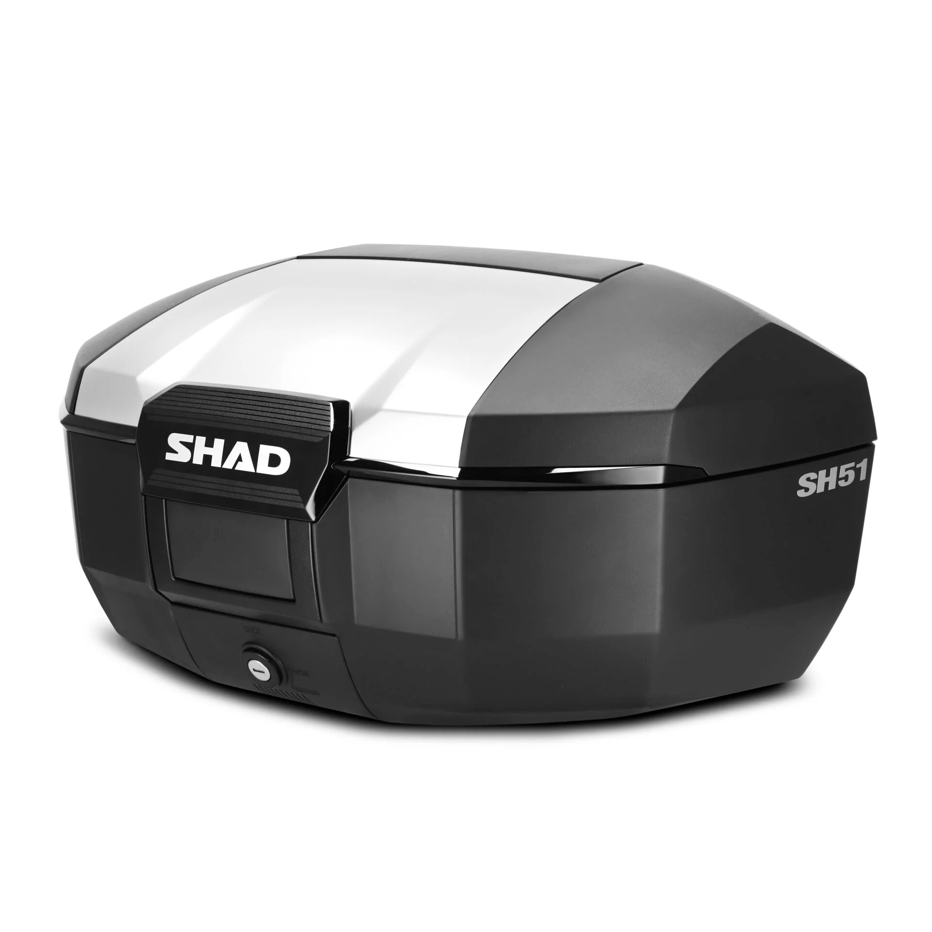 Shad Topcase SH51 schwarz/Aluminium - Motorradzubehör - Motorradgepäck