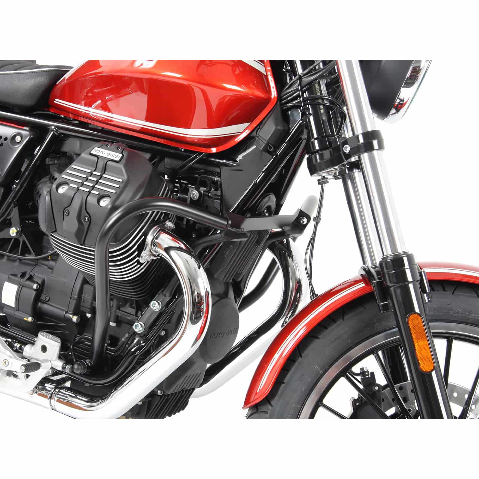 Hepco & Becker Sturzbügel chrom für Moto Guzzi V9 Roamer - Motorradteile & Ersatzteile - Anbauteile