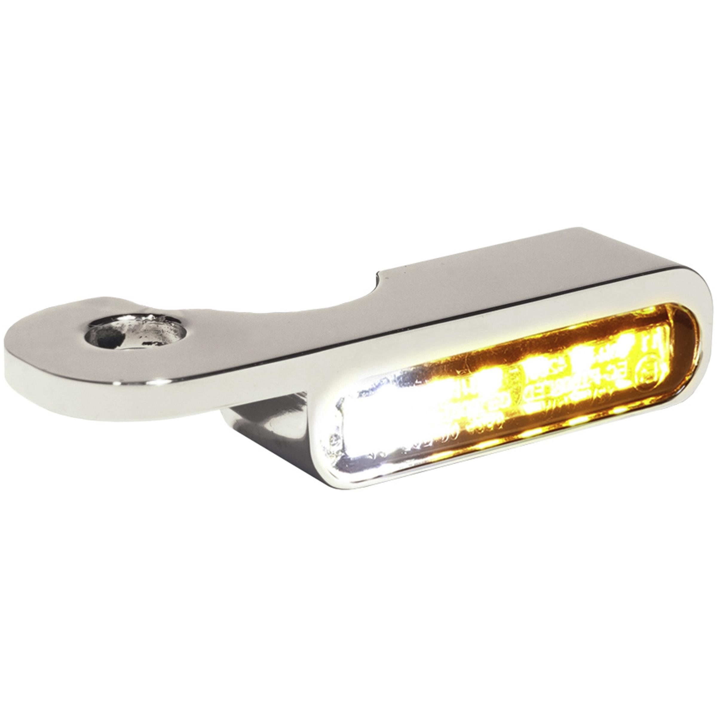 HeinzBikes LED Alu Blinker/Positionspaar für Harley S Modelle chrom - Motorradteile & Ersatzteile - Beleuchtung