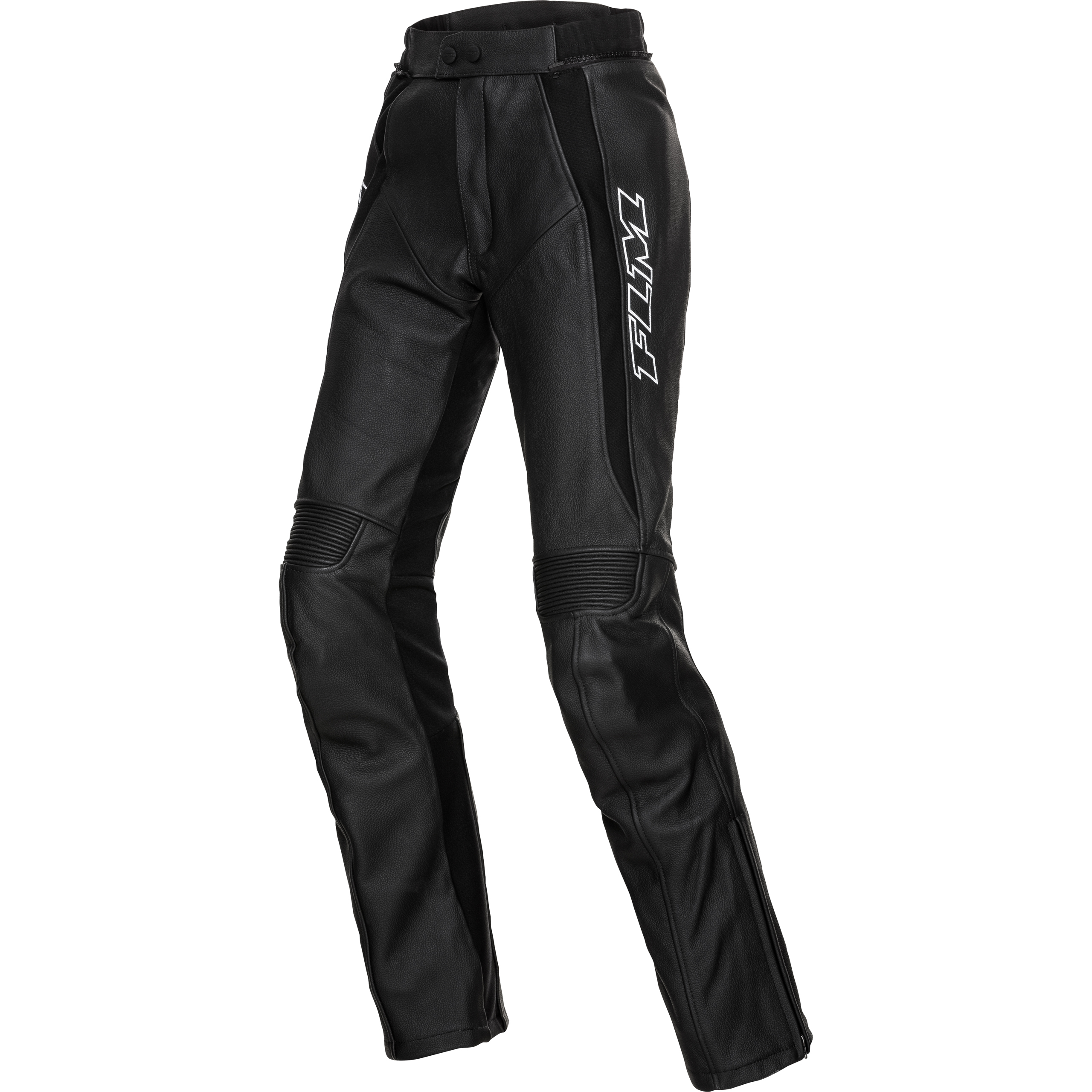 FLM Sports Damen Leder Kombihose 4.0 breit schwarz 44 - Motorradbekleidung - Motorradhosen