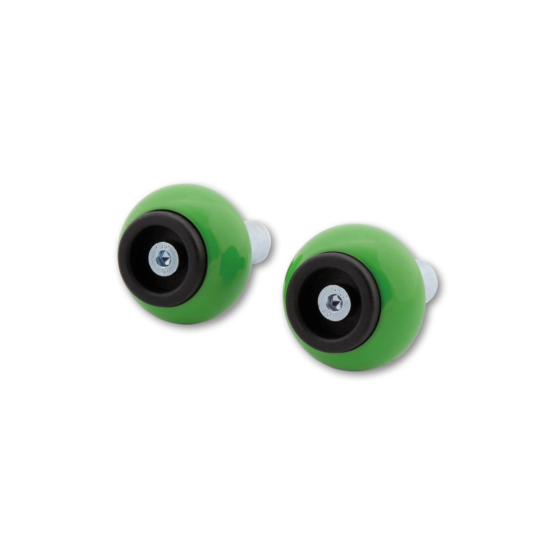 LSL Lenkergewichte für 18mm Innen-Ø Crash Ball Classic grün - Motorradteile & Ersatzteile - Lenker, Griffe & Hebel