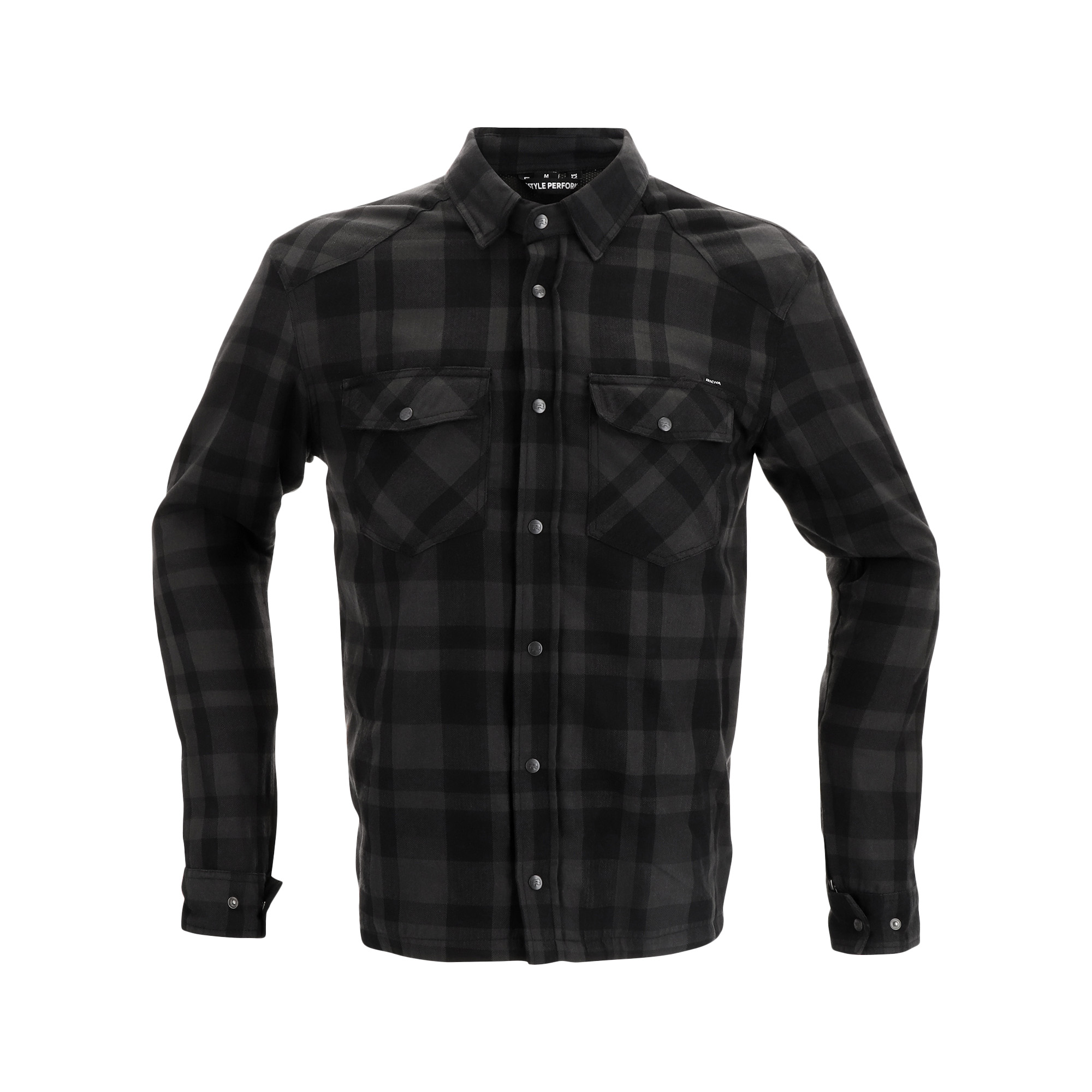 Richa Forest hemd schwarz/dunkelgrau