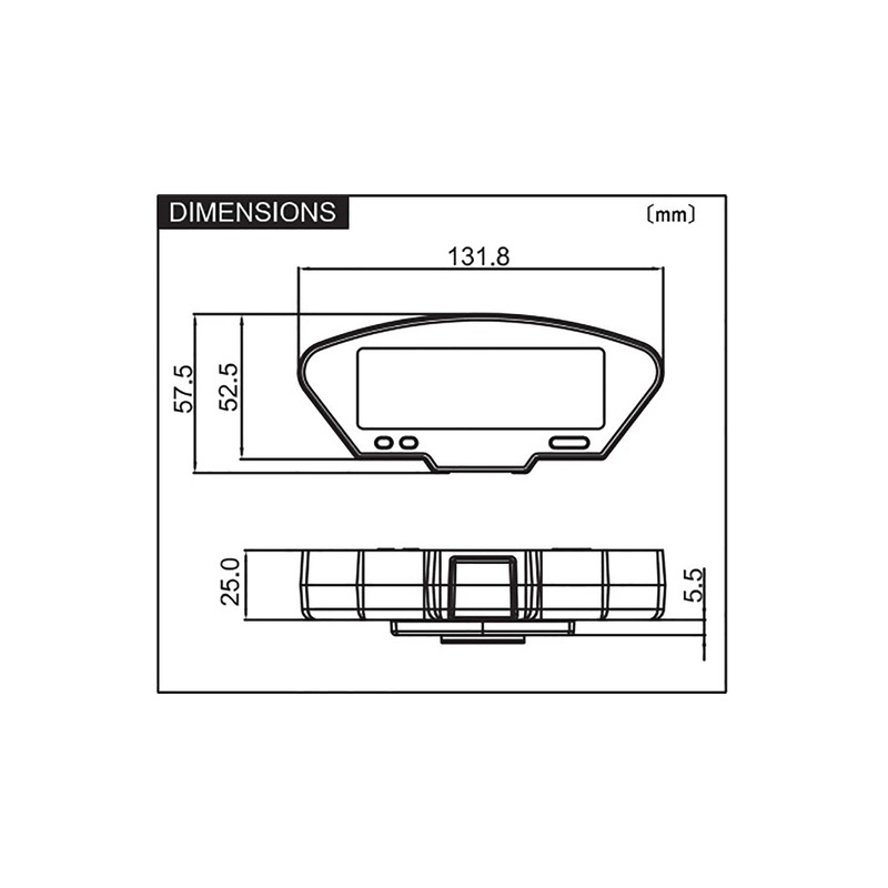 Daytona-Multifunktionscockpit DEVA01 digital-0001309000000000