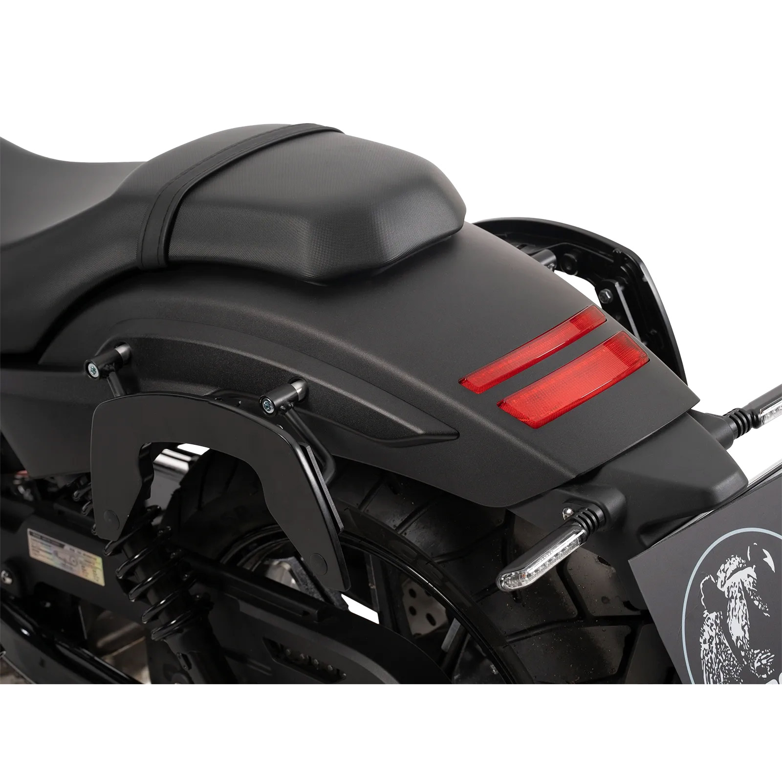 Hepco & Becker Seitentaschenhalter C-Bow schwarz für Zontes 125 C2 - Motorradzubehör - Motorradgepäck