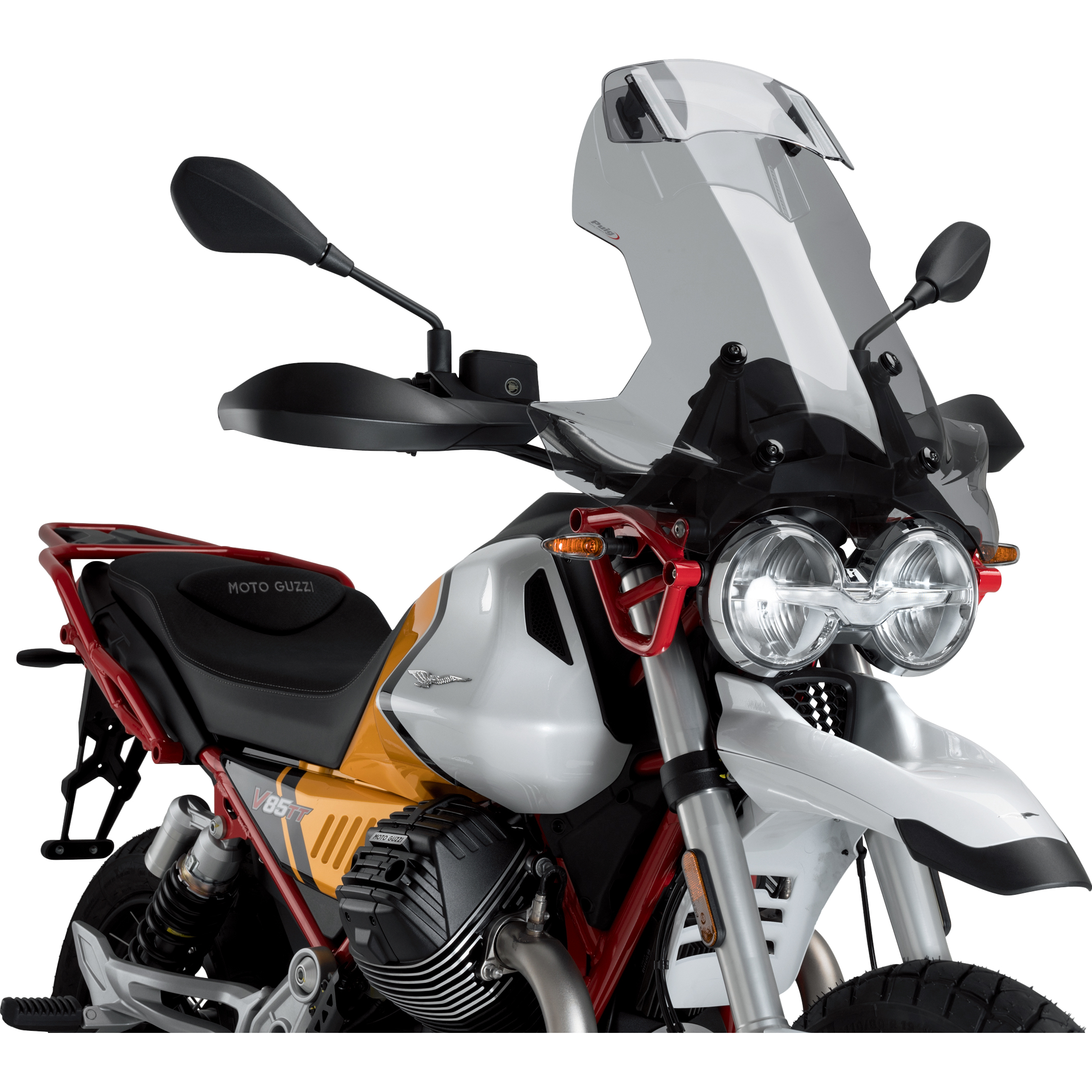 Puig Tourenscheibe mit Aufsatzspoiler getönt für V85TT 2019-2023 - Motorradteile & Ersatzteile - Verkleidungen & Abdeckungen
