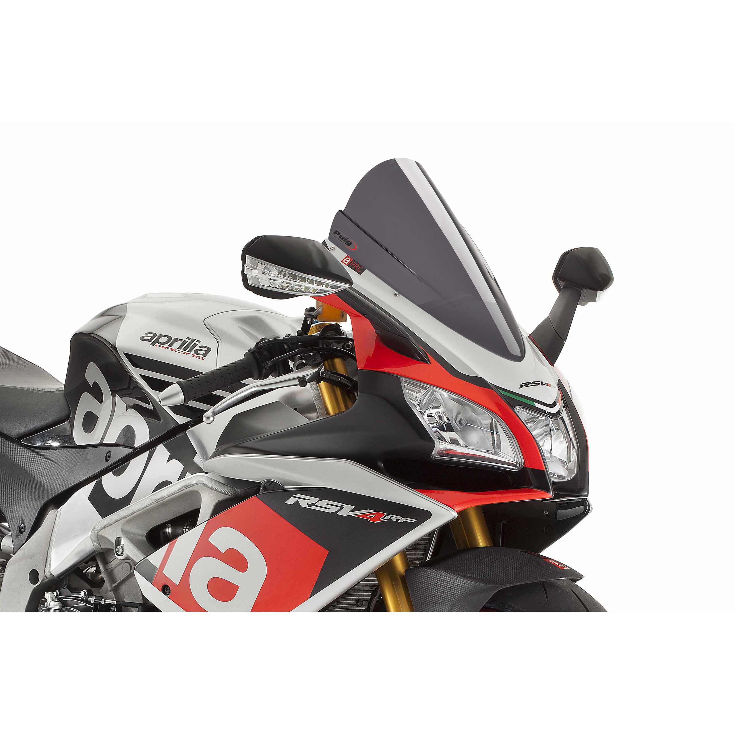 Puig Verkleidungsscheibe Z-Racer stark getönt für RSV4 2015-2020 - Motorradteile & Ersatzteile - Verkleidungen & Abdeckungen