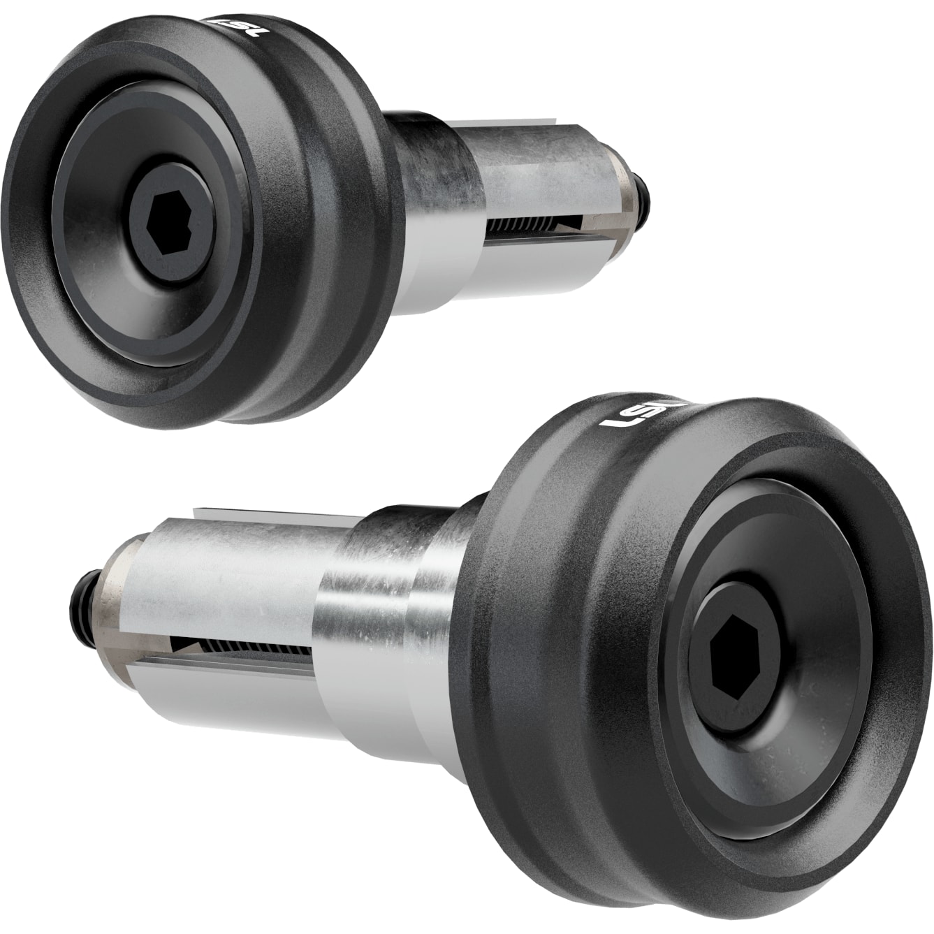 LSL Lenkergewichte für 12-22mm Innen-Ø Pace-XS schwarz - Motorradteile & Ersatzteile - Lenker, Griffe & Hebel