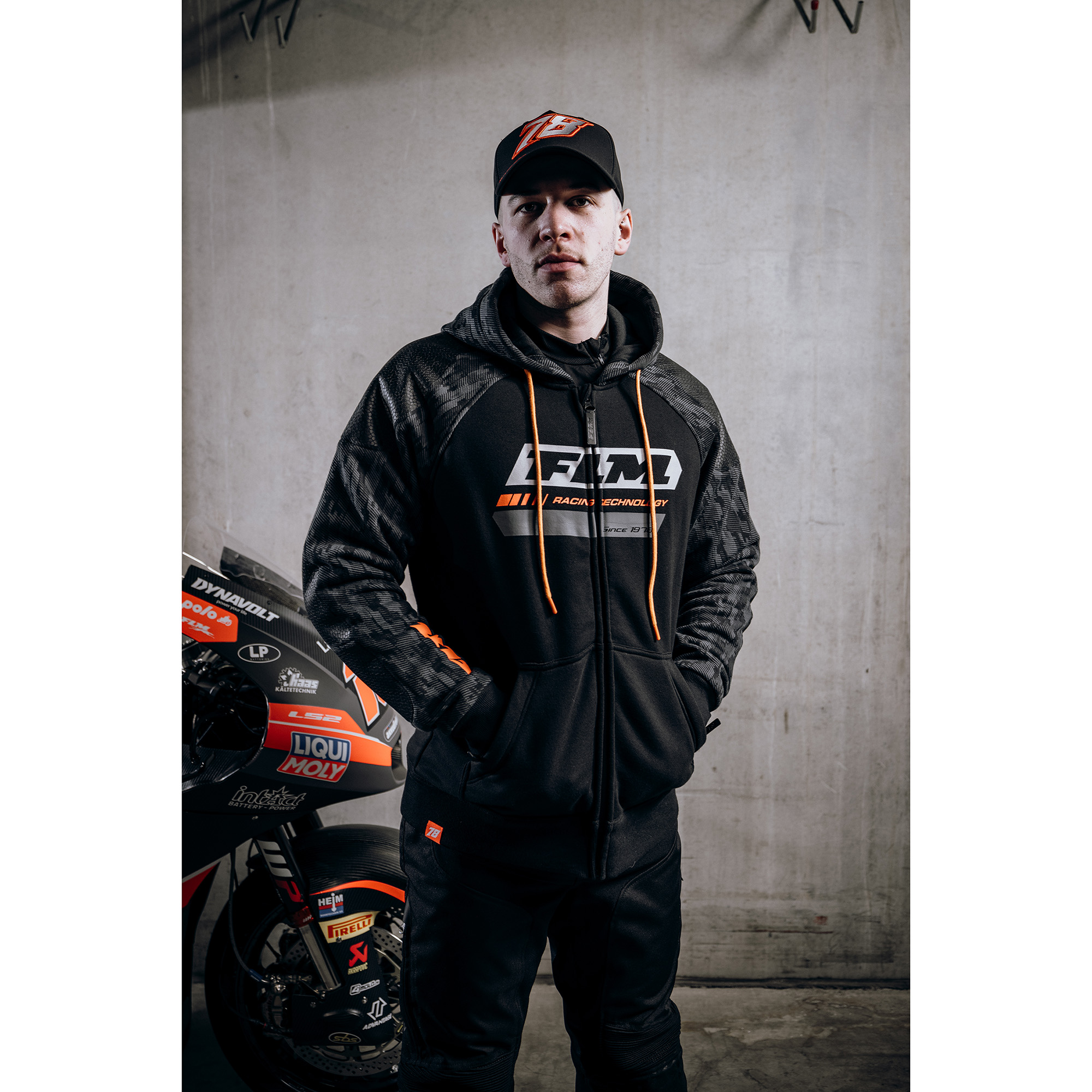 FLM-Drift Sport Hoodie mit Protektoren-2016641999013008