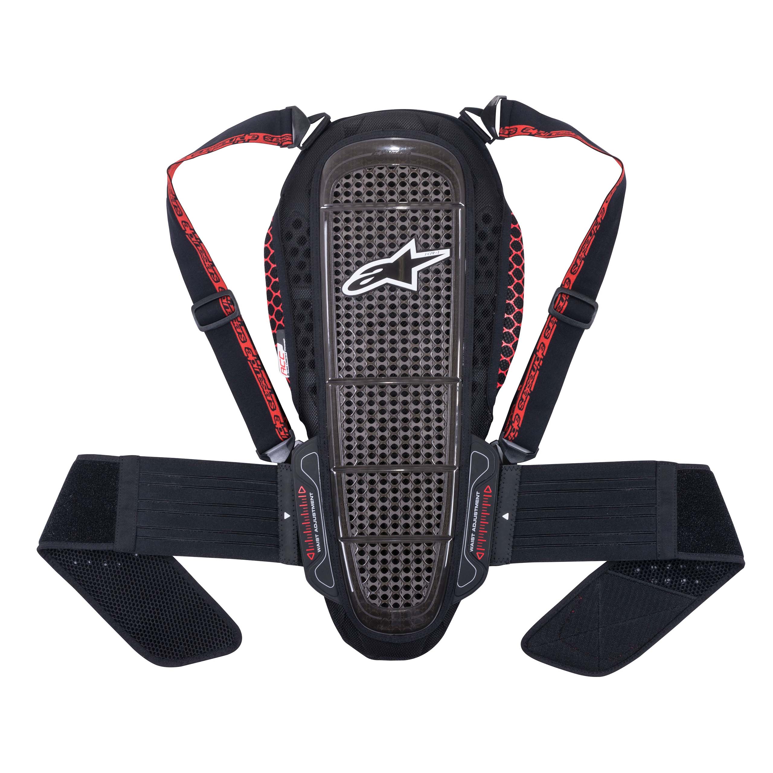 Alpinestars Nucleon KR-1 Rückenprotektor schwarz/rot M - Motorradbekleidung - Protektoren & Sicherheit