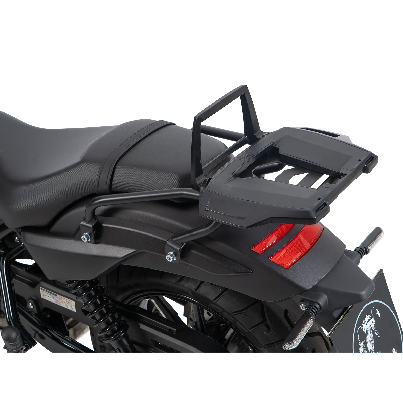 Hepco & Becker Gepäckbrücke Alurack schwarz für Zontes 125 C2 - Motorradzubehör - Motorradgepäck