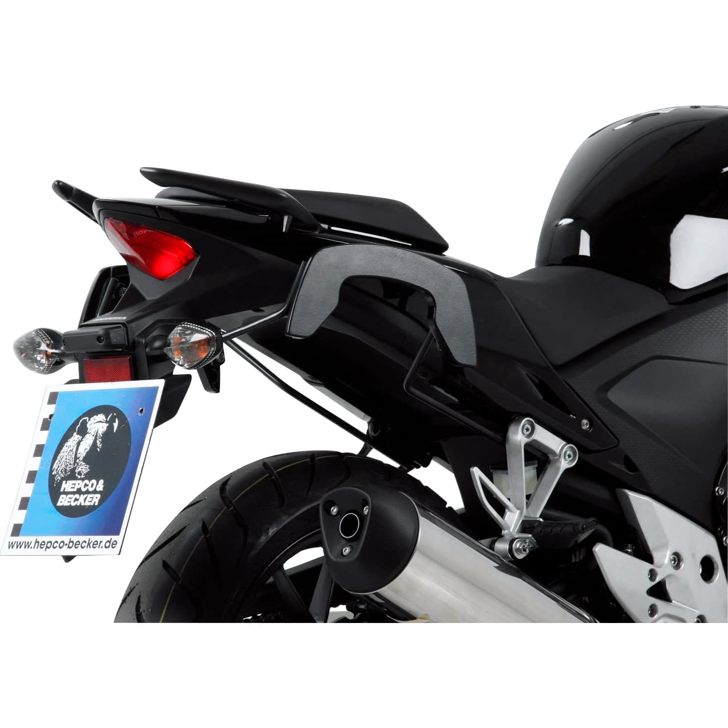 Hepco & Becker C-Bow Seitentaschenhalter anthrazit für CB 500 F 2013-2015 - Motorradzubehör - Motorradgepäck