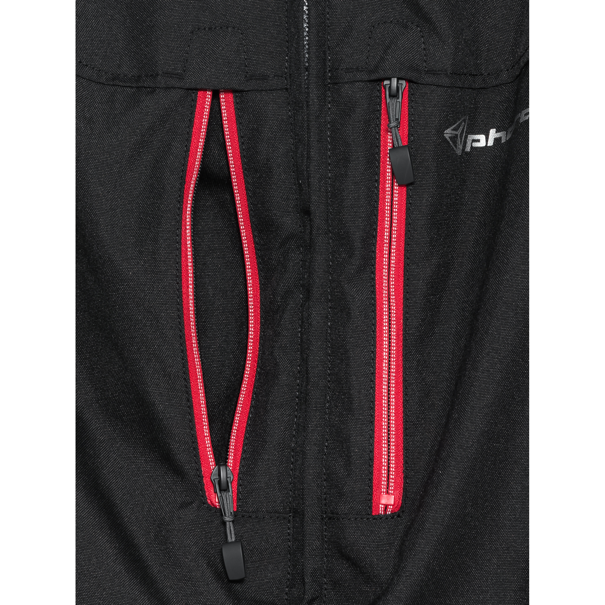 Pharao-Skeen WP Textiljacke schwarz/grau/rot 3XL-2016711999002013