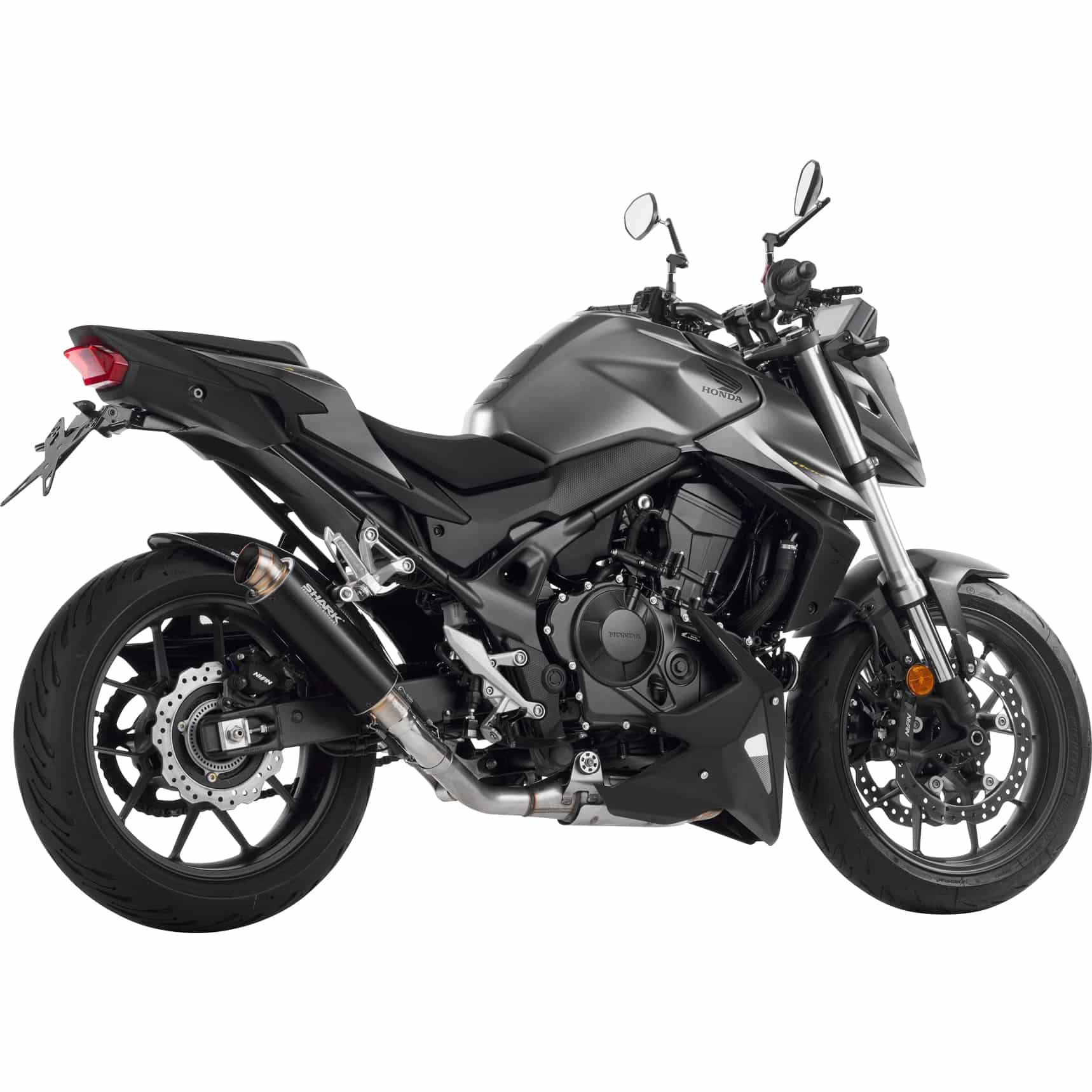 Shark exhaust SRC4 Auspuff short schwarz für Honda CB 750 Hornet - Motorradteile & Ersatzteile - Auspuff