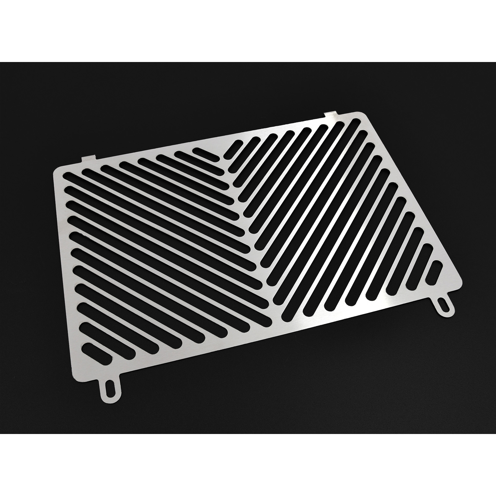 Zieger Kühlerabdeckung Clean silber für Kawasaki Z 750/1000 2007 - Motorradteile & Ersatzteile - Verkleidungen & Abdeckungen