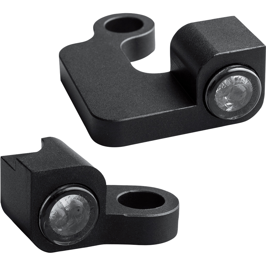 HeinzBikes LED Armaturenblinkerpaar Nano für Sportster 04-13 schwarz - Motorradteile & Ersatzteile - Beleuchtung