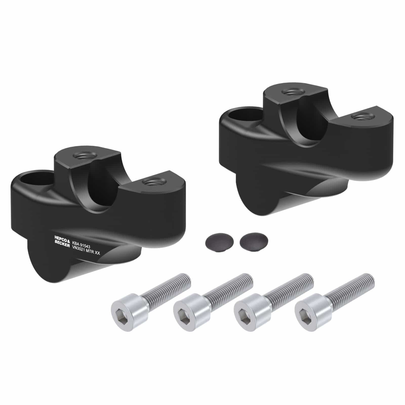 Hepco & Becker Lenkerverlegung 30/21mm schwarz für CB 1100 EX/RS 2017-2020 - Motorradteile & Ersatzteile - Lenker, Griffe & Hebel