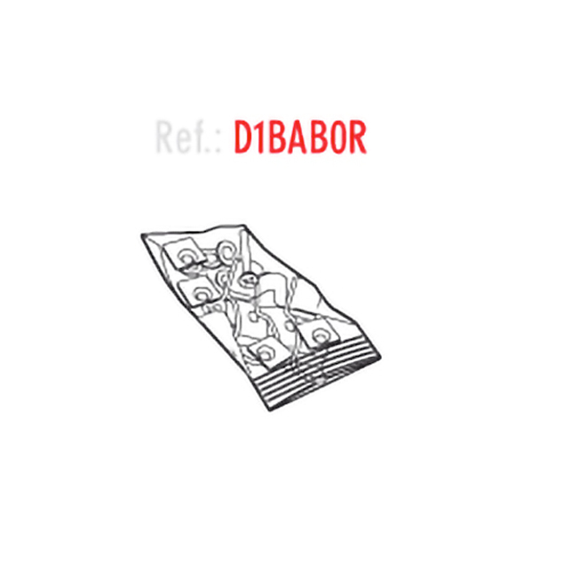Shad spare part D1BABOR screw set upper case plate