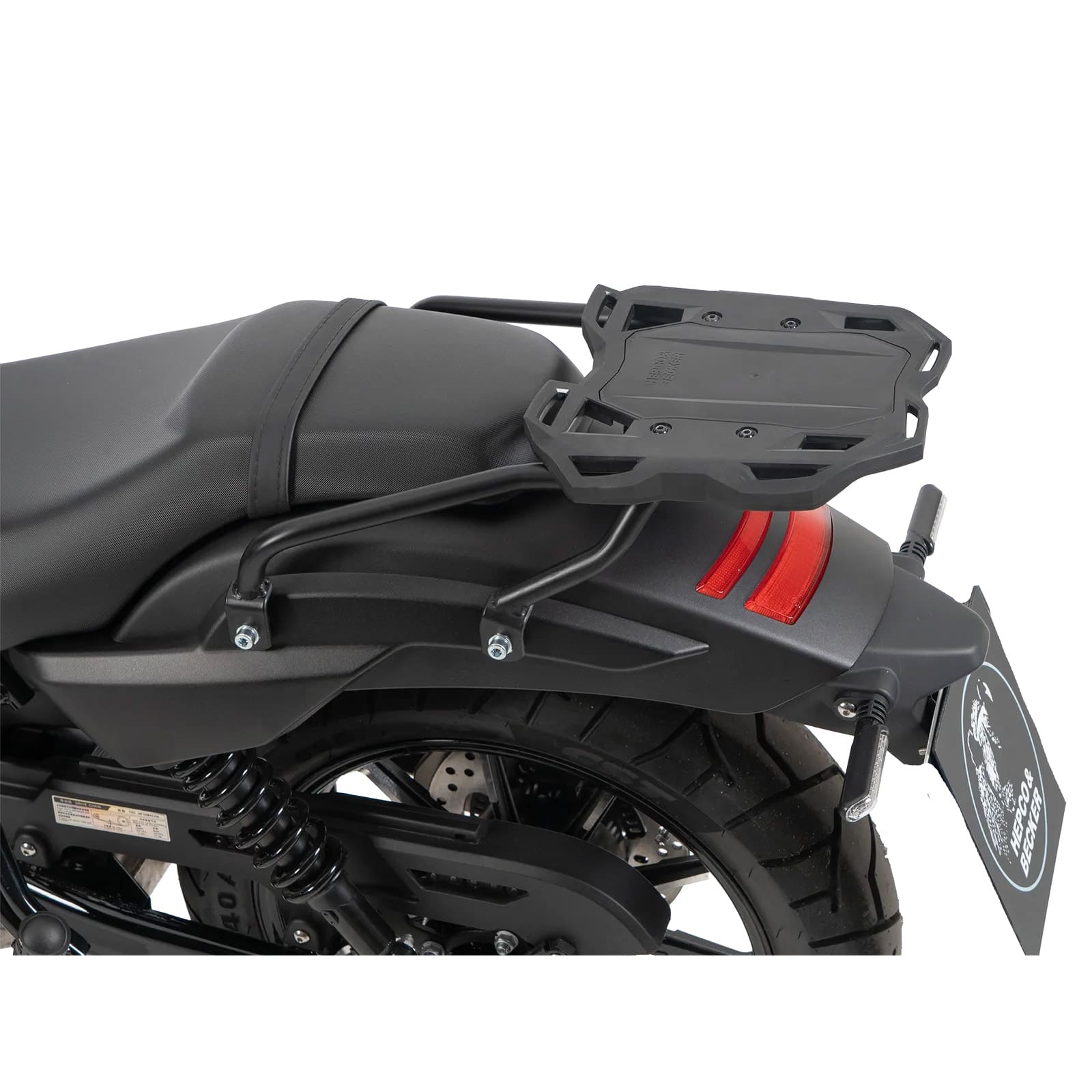 Hepco & Becker Gepäckträger Smartrack schwarz für Zontes 125 C2 - Motorradzubehör - Motorradgepäck