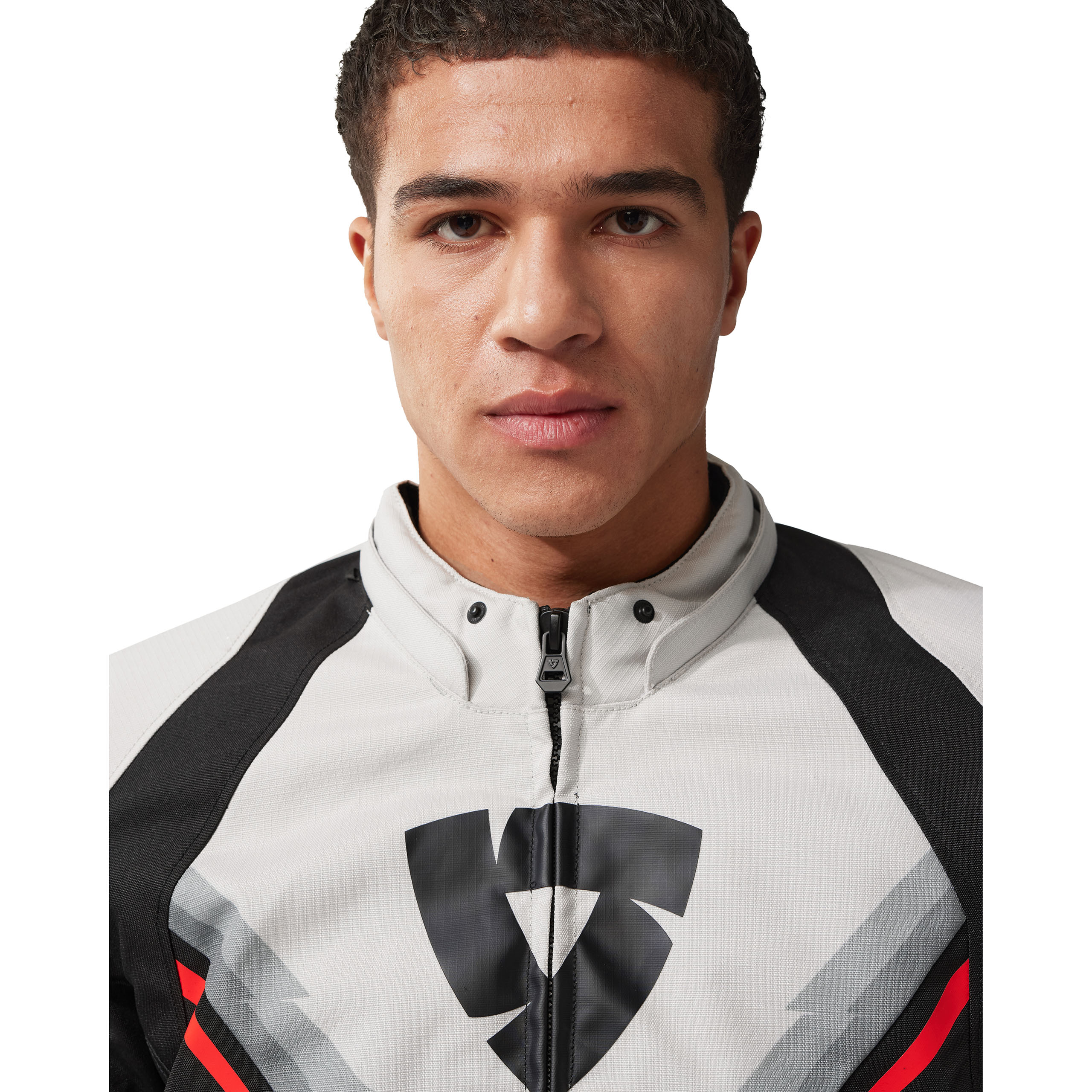 REV'IT!-Quantum 3 H2O Textiljacke schwarz/hellgrau S-0000789999081008