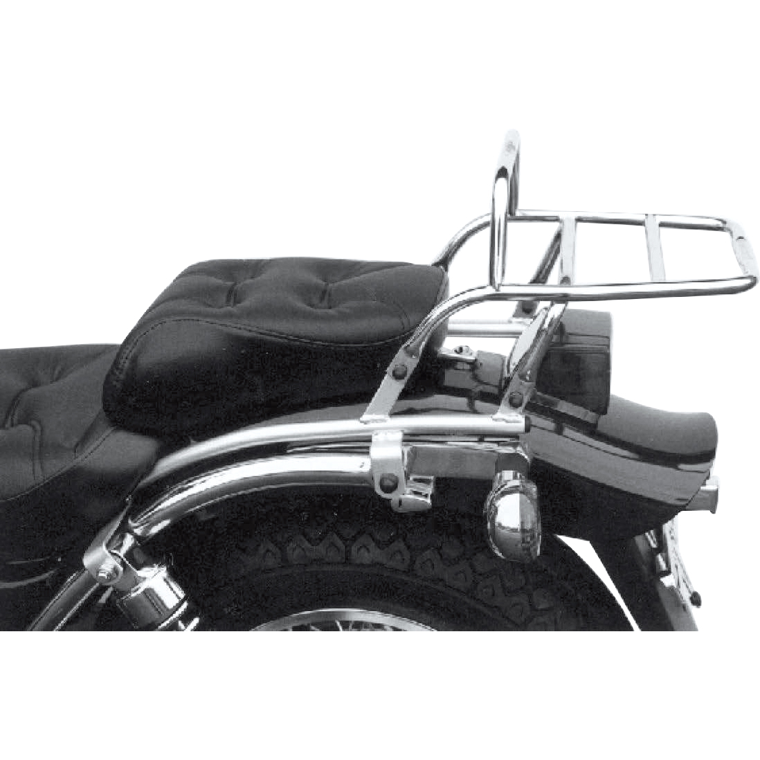 Hepco & Becker Rohrgepäckbrücke TC chrom für VS 1400 Intruder 1987-1996 - Motorradzubehör - Motorradgepäck