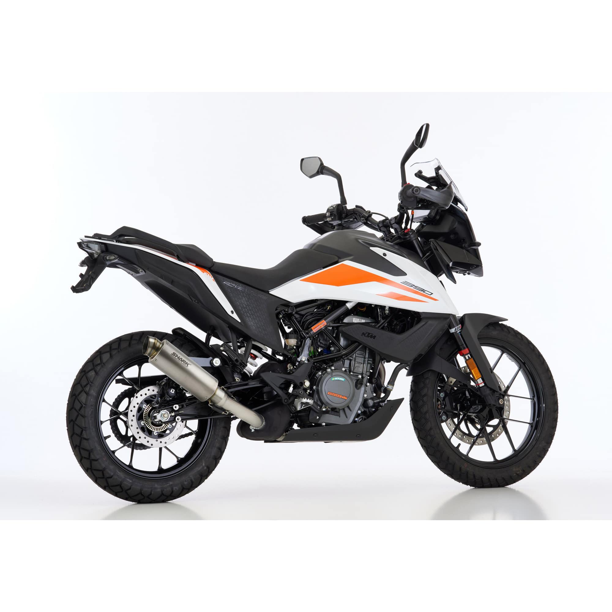 Shark exhaust auspuff SRC4 titan für KTM 390 Adventure